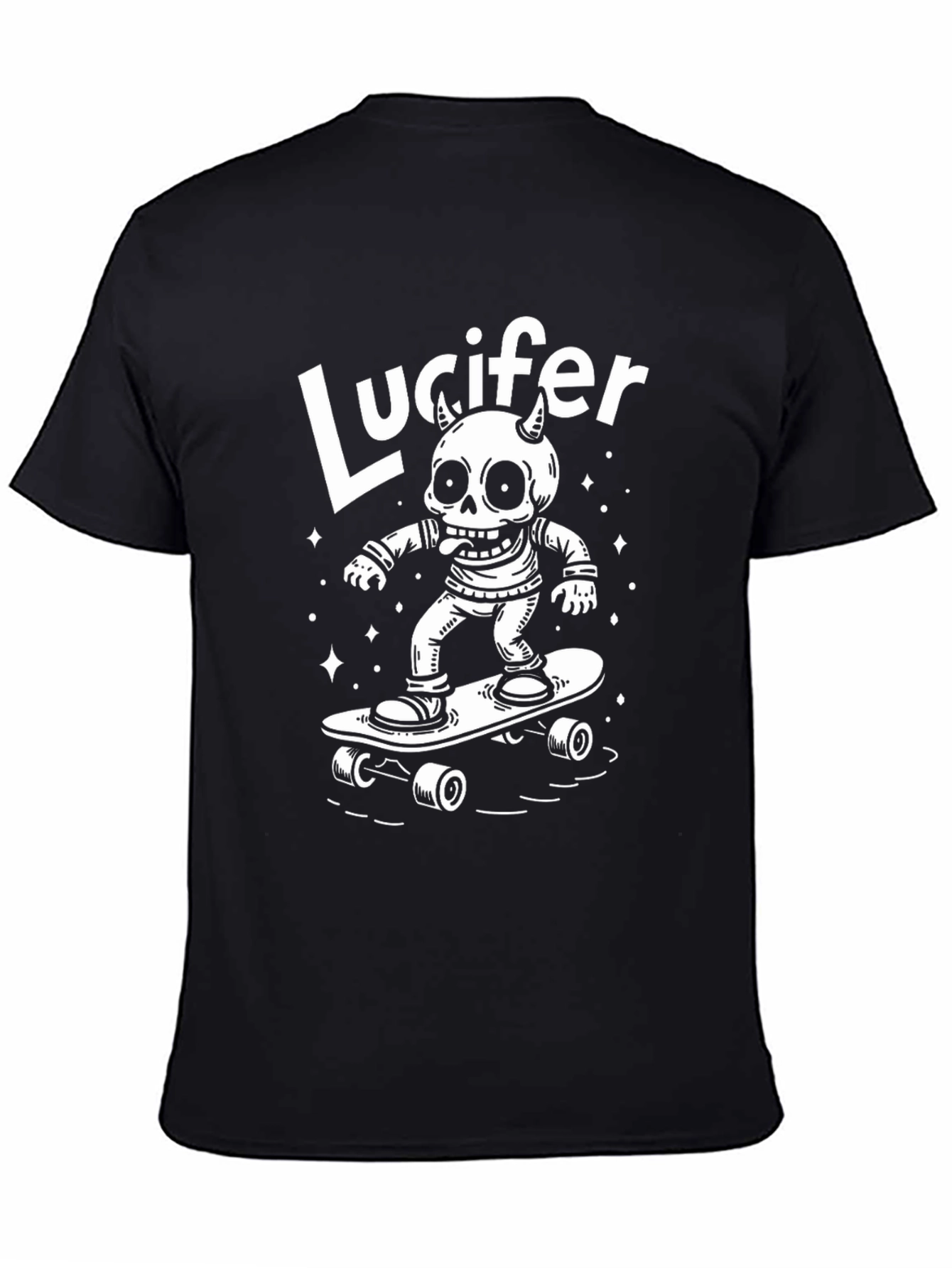 Lucifer Skateboarder Graphic Tee
