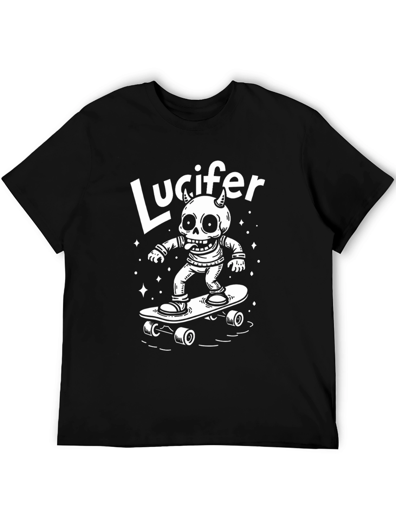 Lucifer Skateboarder Graphic Tee