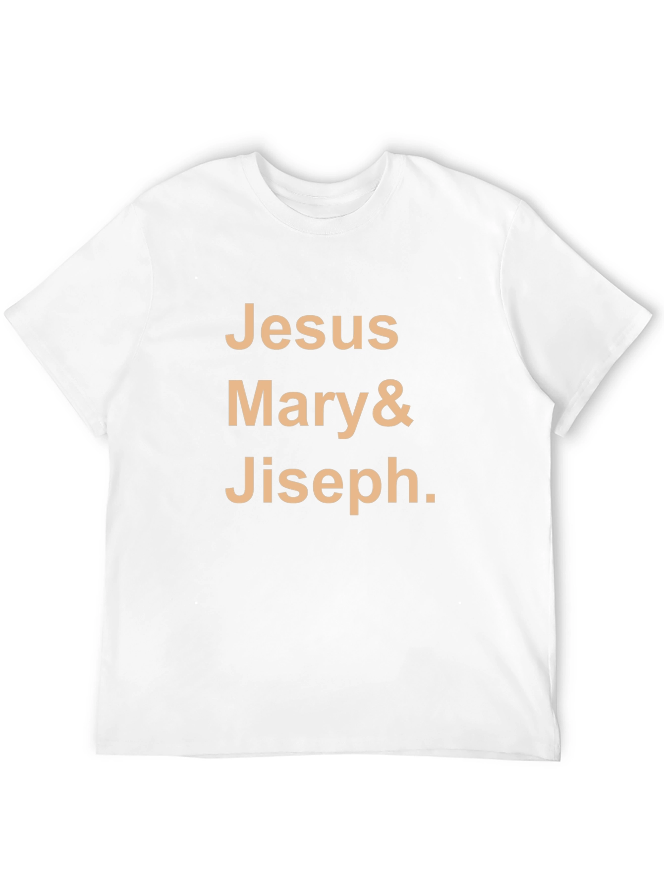 Jesus Mary & Jiseph Graphic Tee - Black