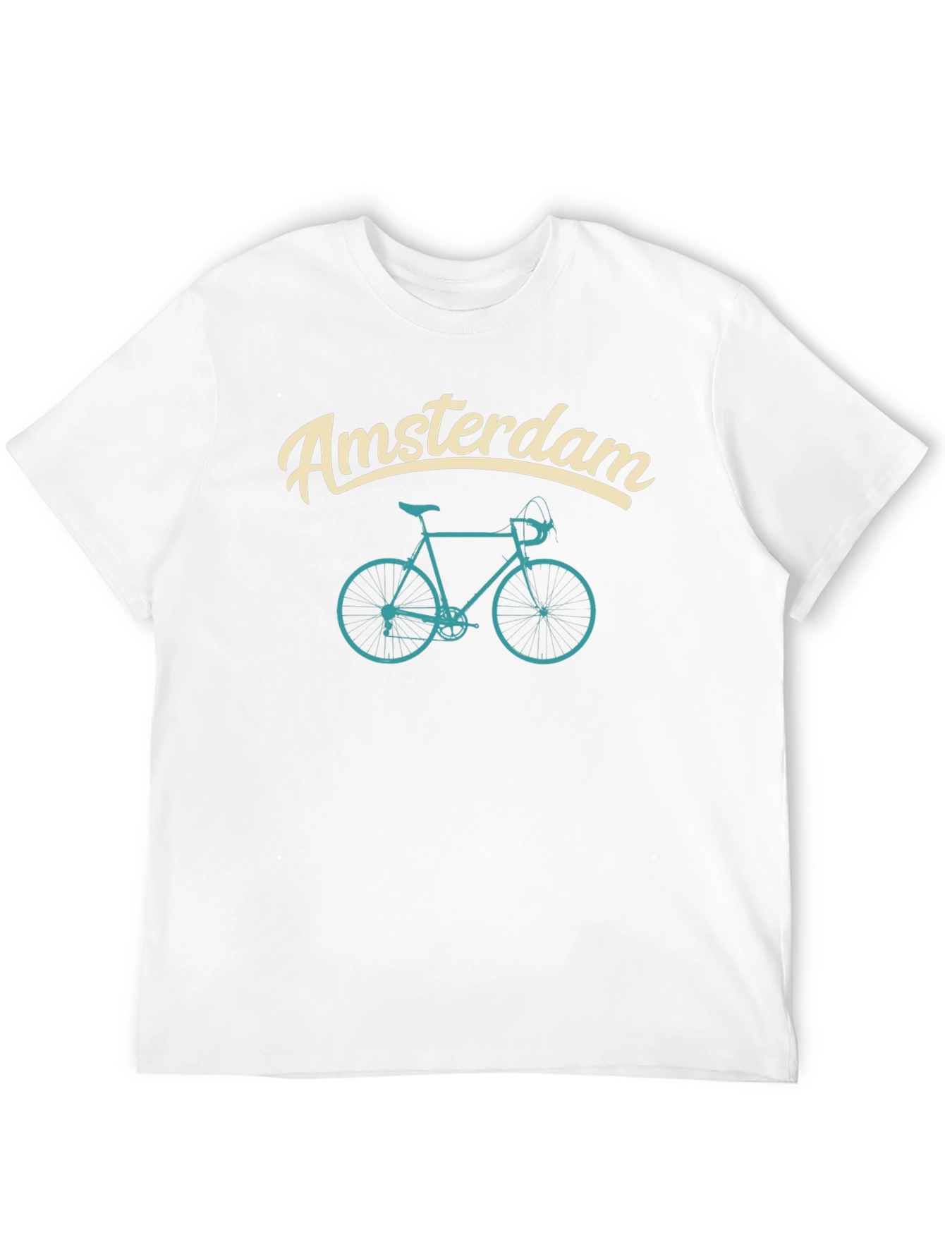 Amsterdam Bike Graphic T-Shirt - Black