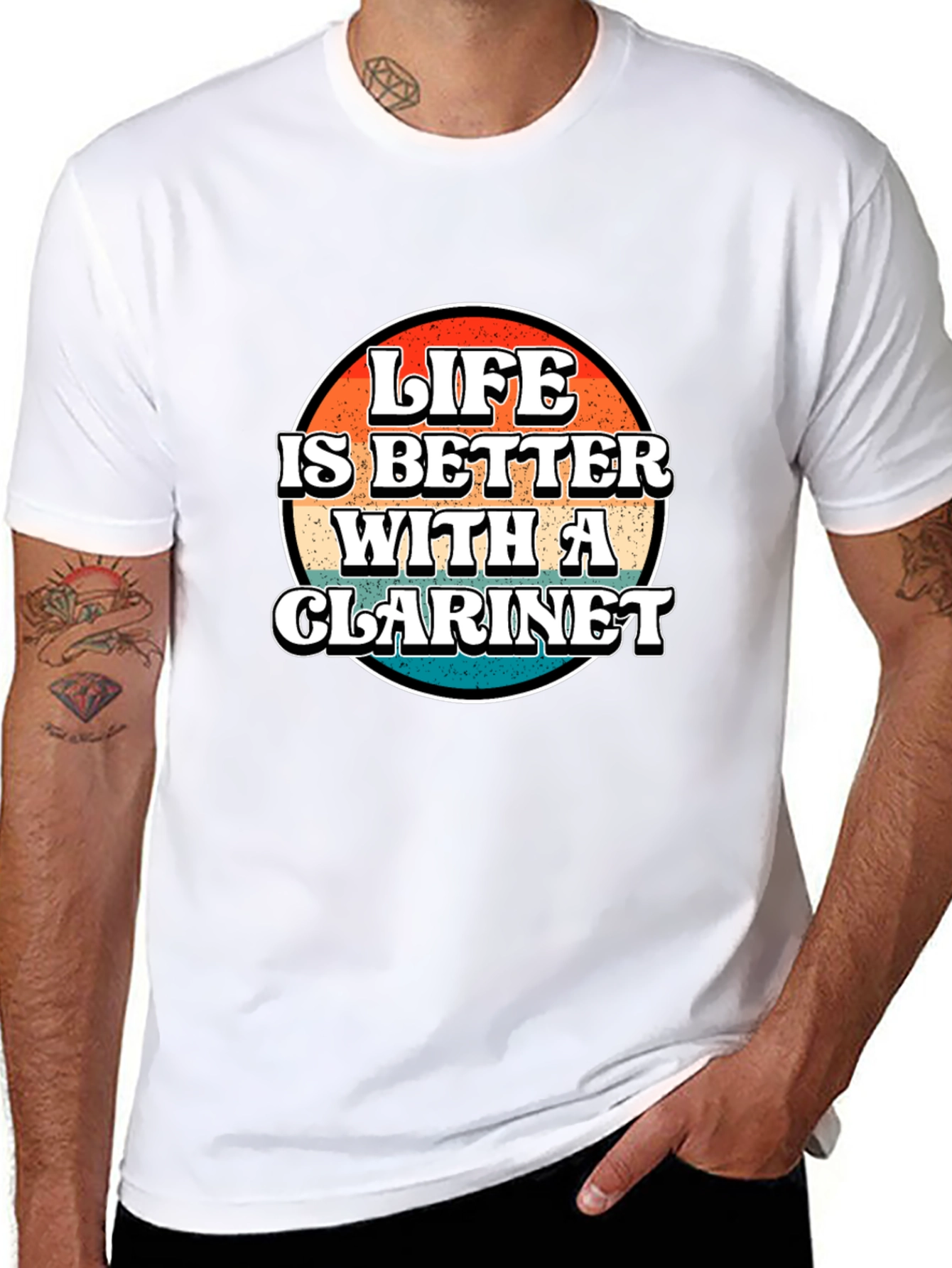 Life is Better With a Clarinet Graphic Tee