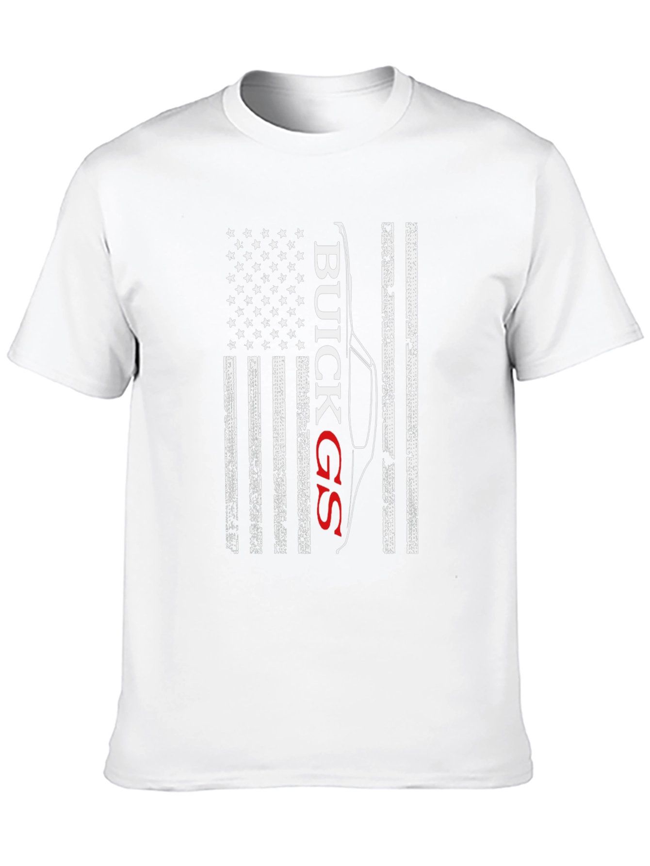 Buick GS American Flag Graphic T-Shirt