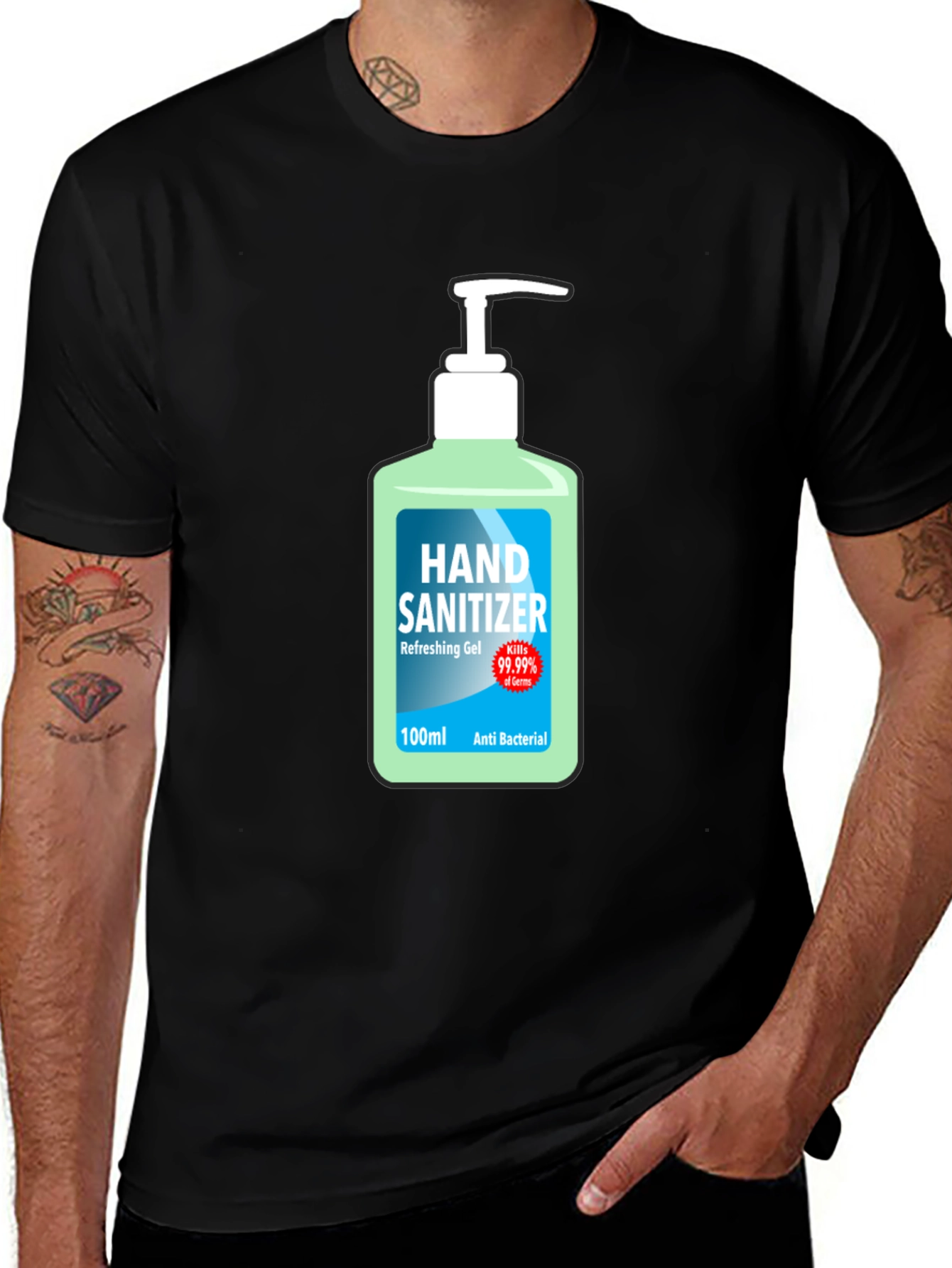 Hand Sanitizer Graphic T-Shirt