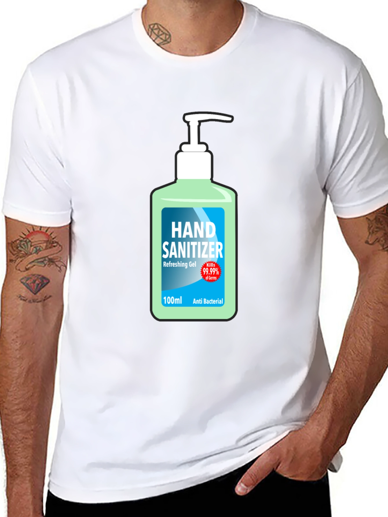 Hand Sanitizer Graphic T-Shirt