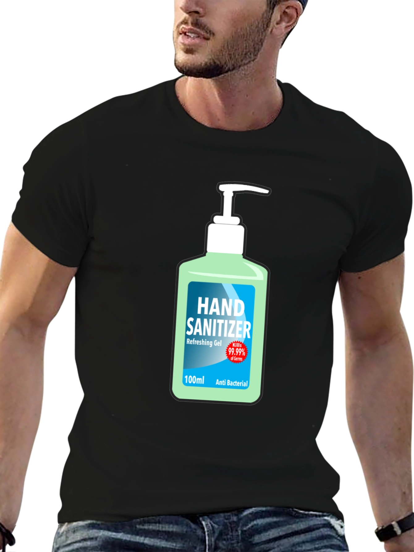 Hand Sanitizer Graphic T-Shirt