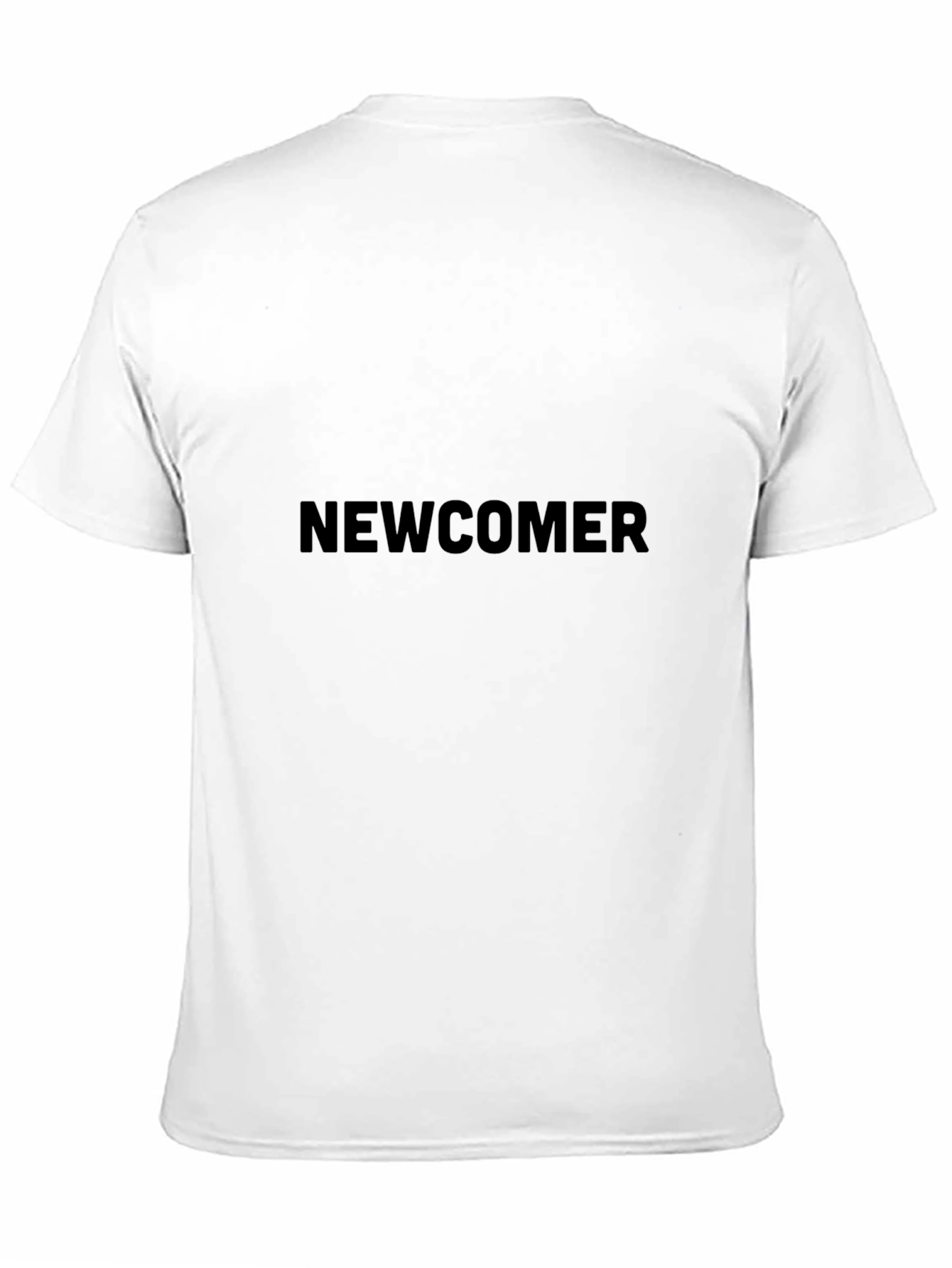 Newcomer Black Graphic Tee Casual Style