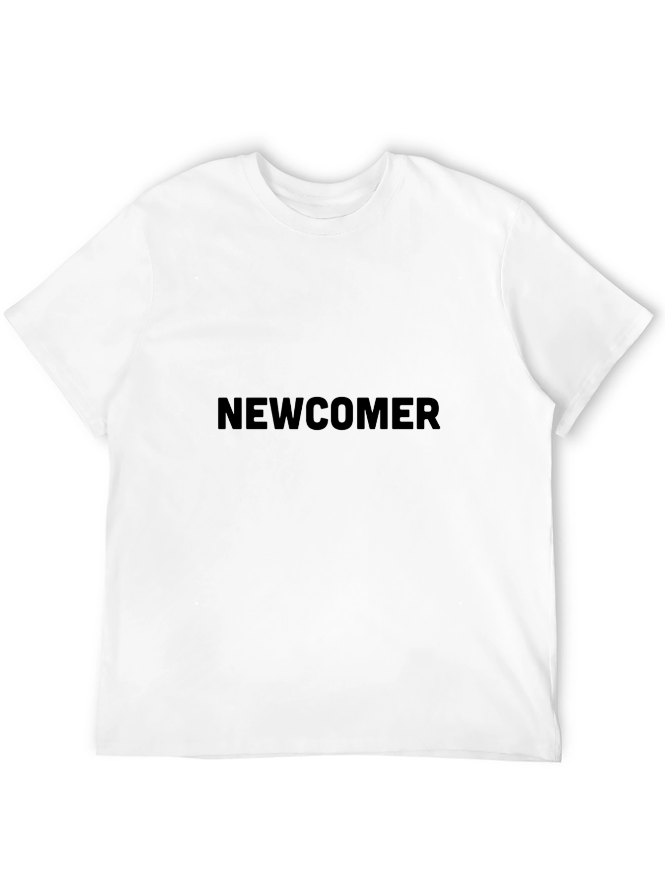 Newcomer Black Graphic Tee Casual Style