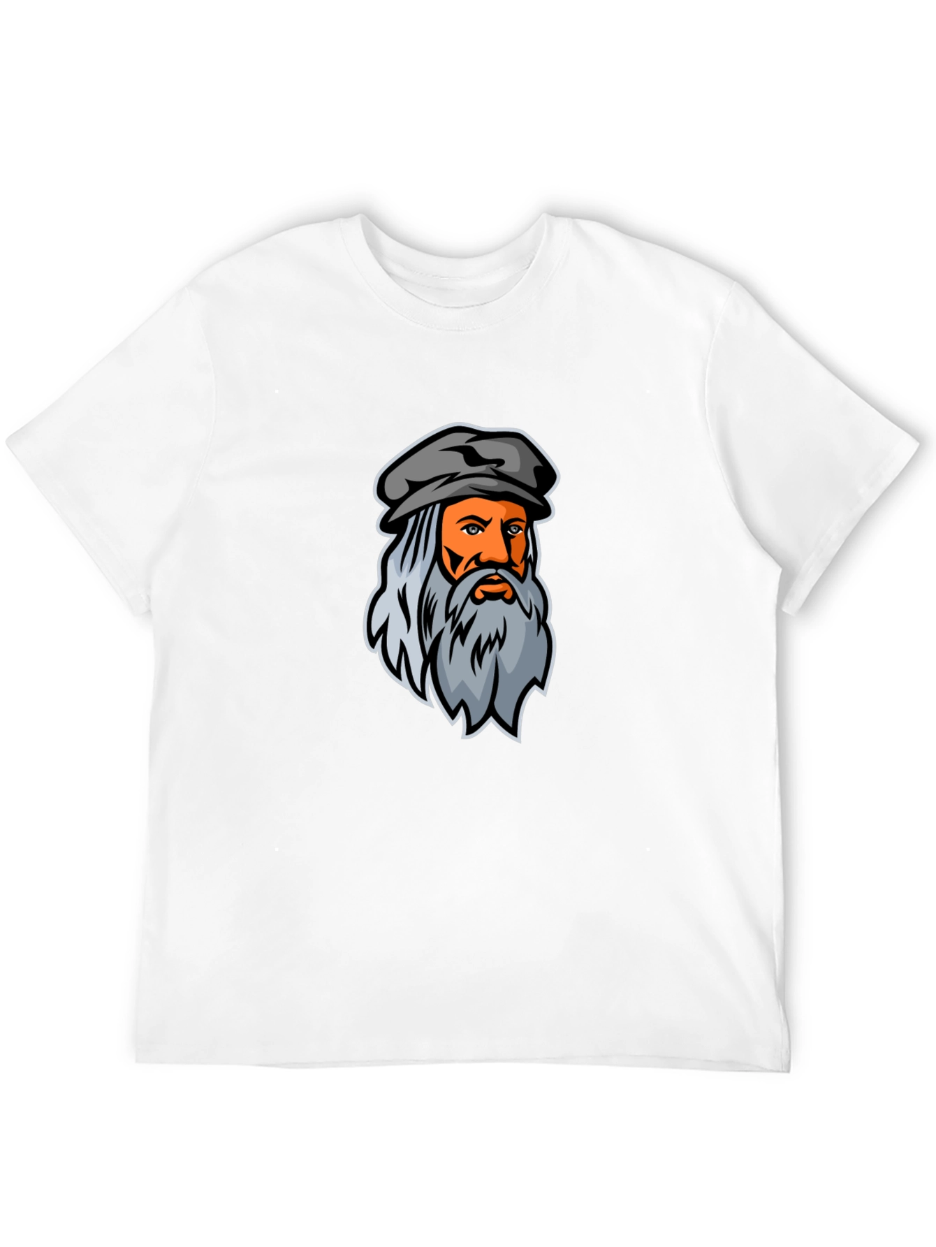 Da Vinci Graphic Tee - Artsy Black T-Shirt