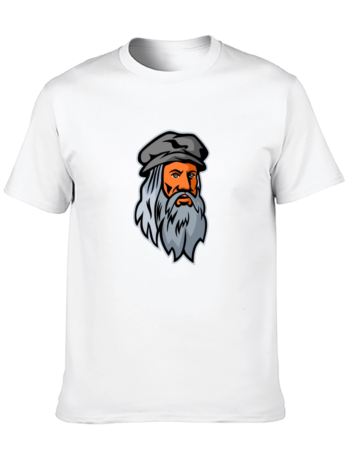 Da Vinci Graphic Tee - Artsy Black T-Shirt
