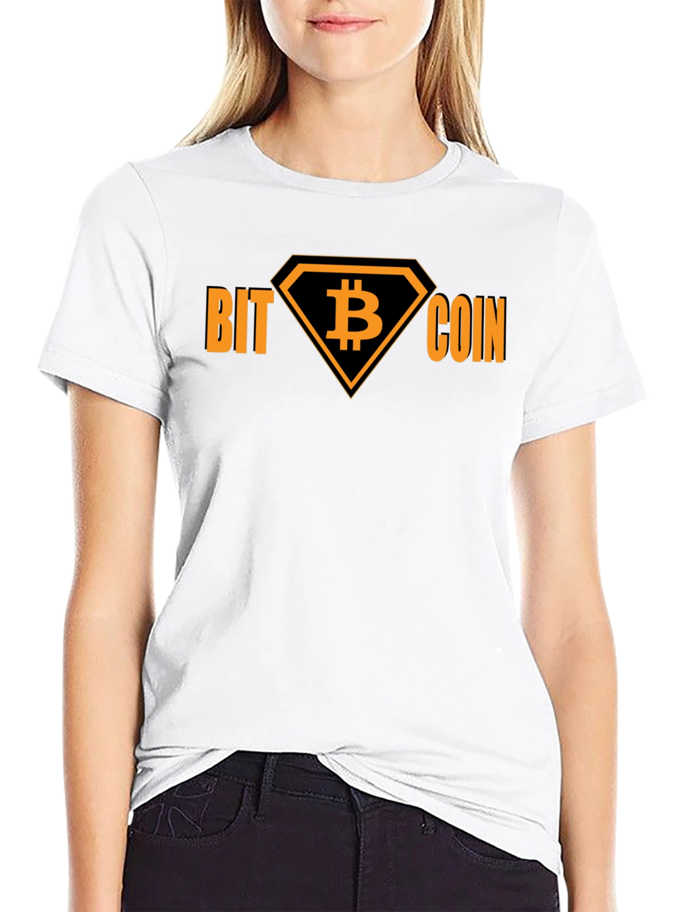 Bitcoin Crypto Black T-Shirt
