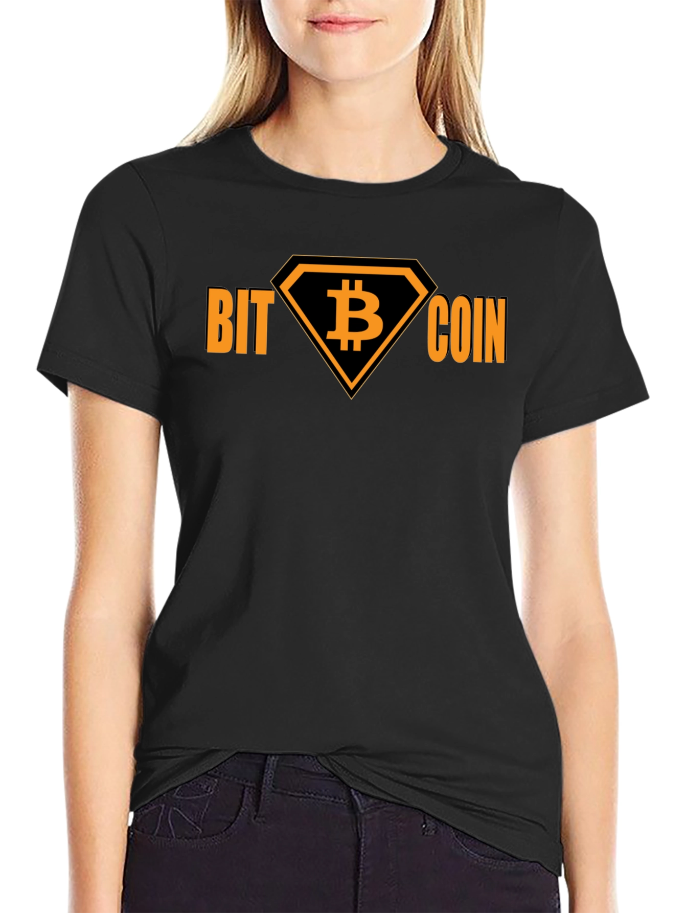 Bitcoin Crypto Black T-Shirt