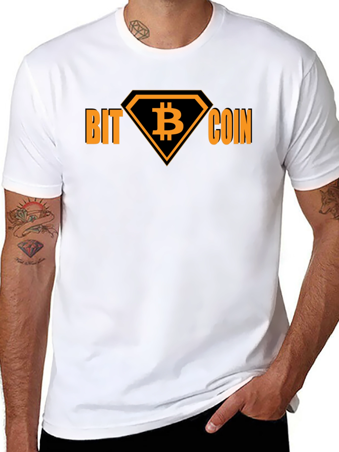 Bitcoin Crypto Black T-Shirt