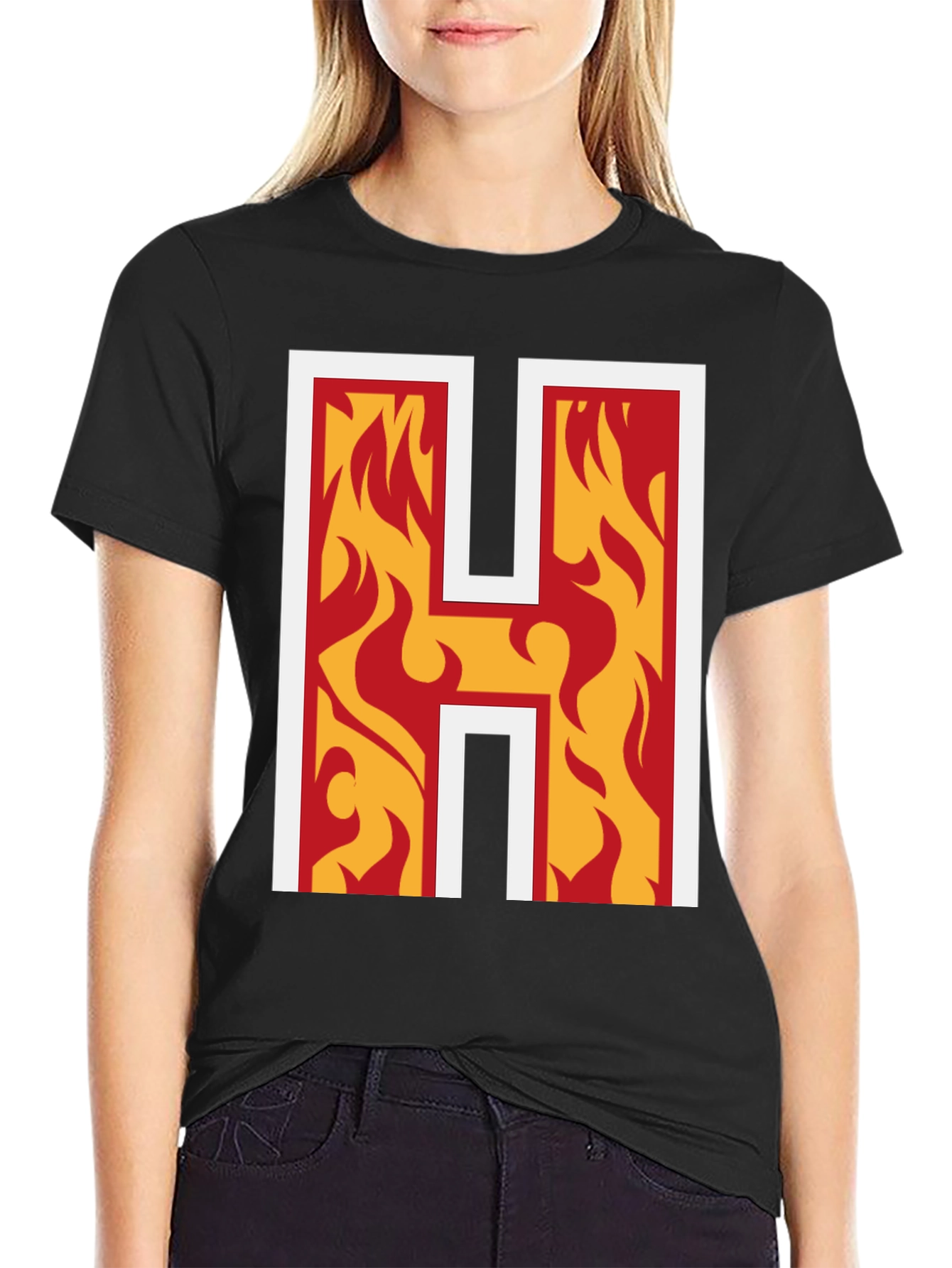 Flaming H Graphic Tee
