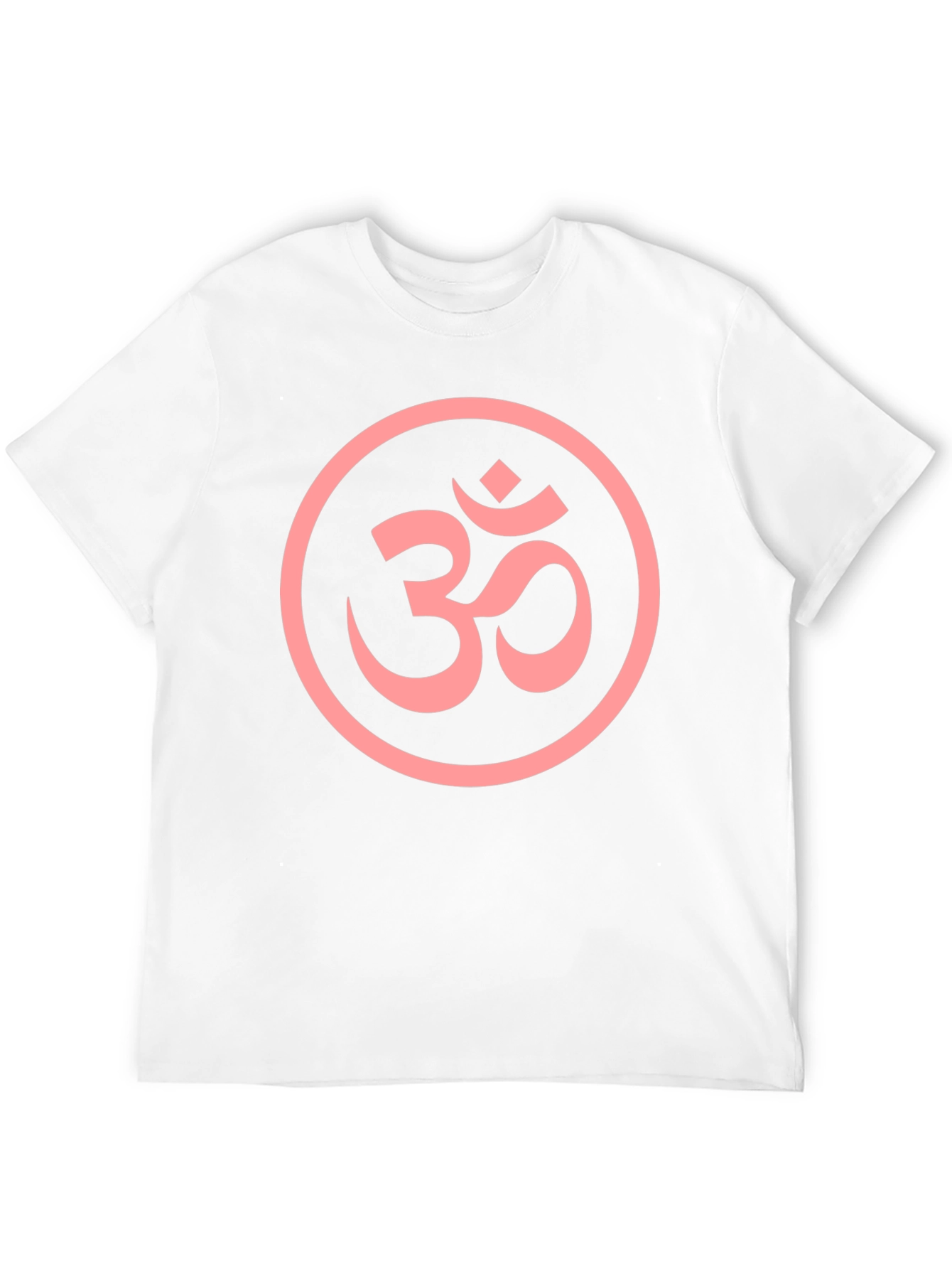 Om Symbol Graphic Tee - Spiritual Black Cotton T-Shirt