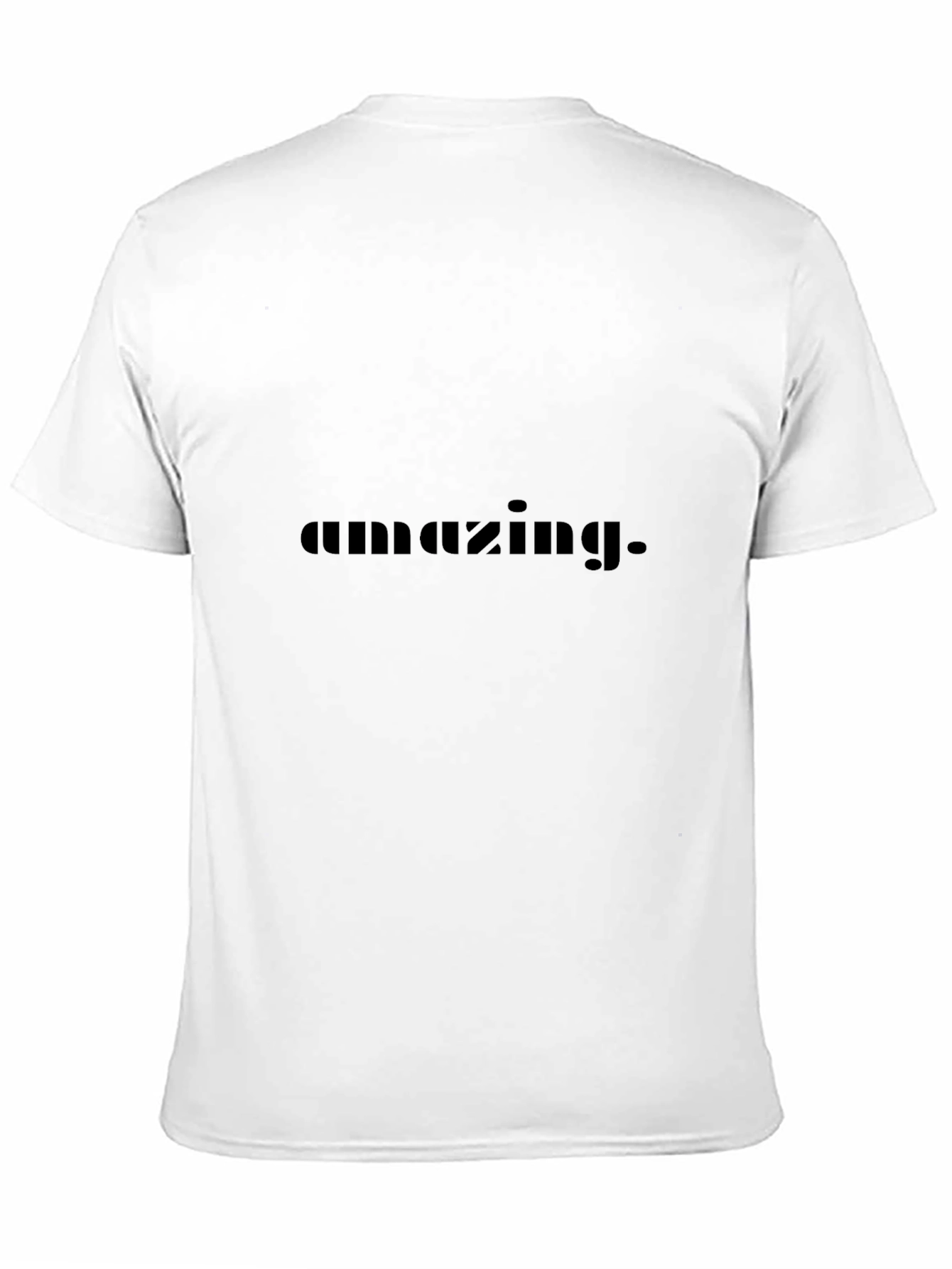 Amazing Graphic Print Black Tee