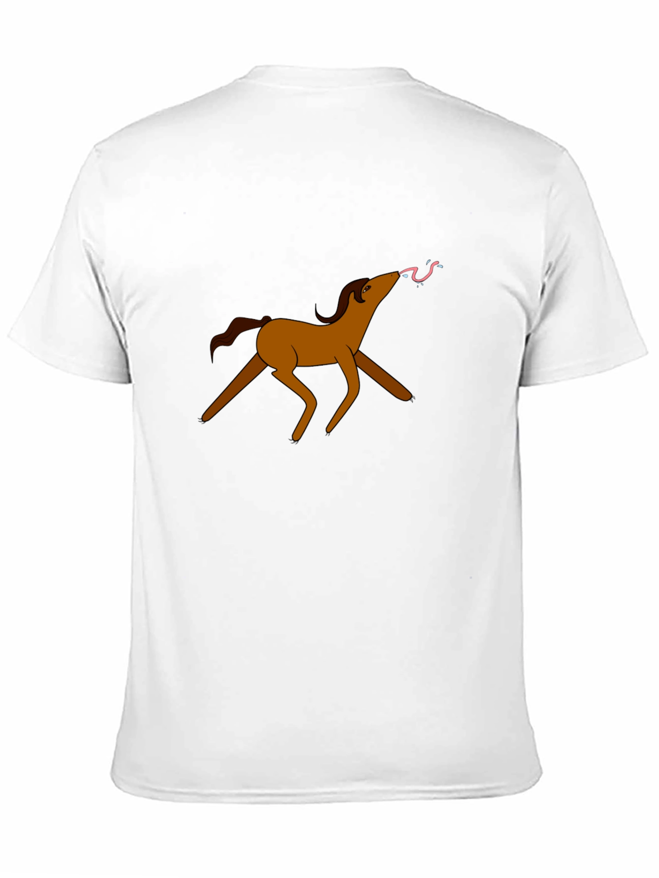 Cartoon Horse Graphic Tee - Unique Design
