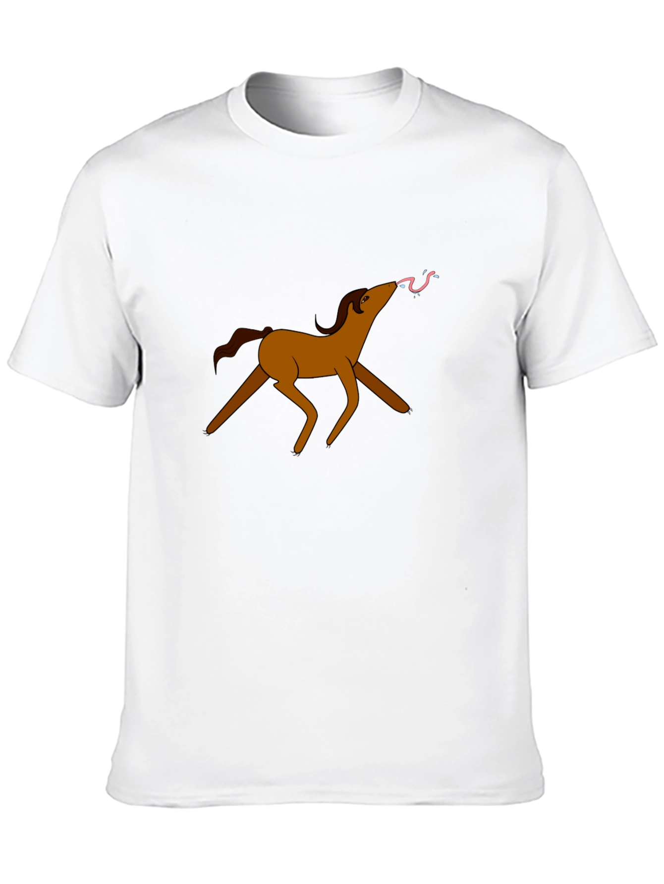 Cartoon Horse Graphic Tee - Unique Design