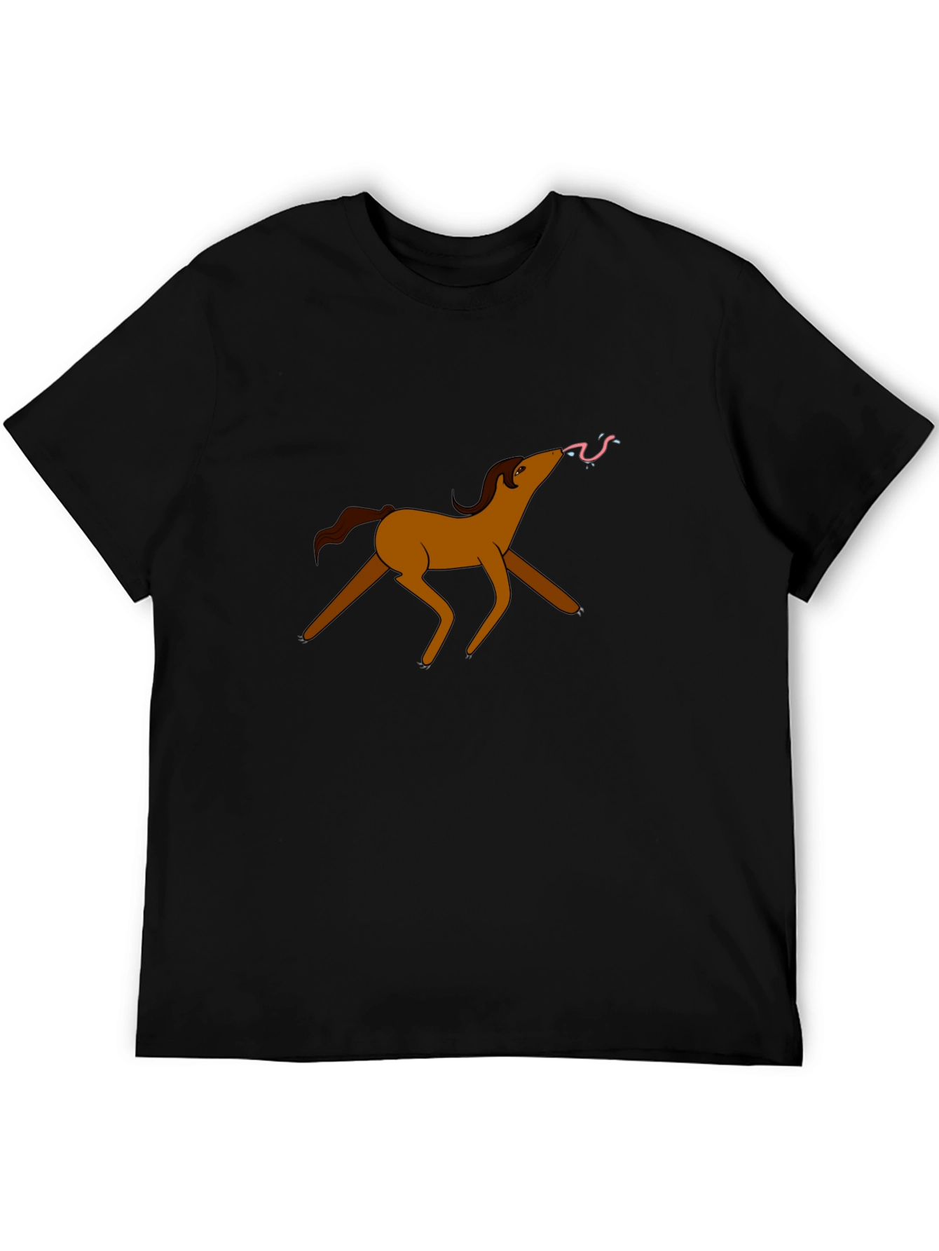 Cartoon Horse Graphic Tee - Unique Design