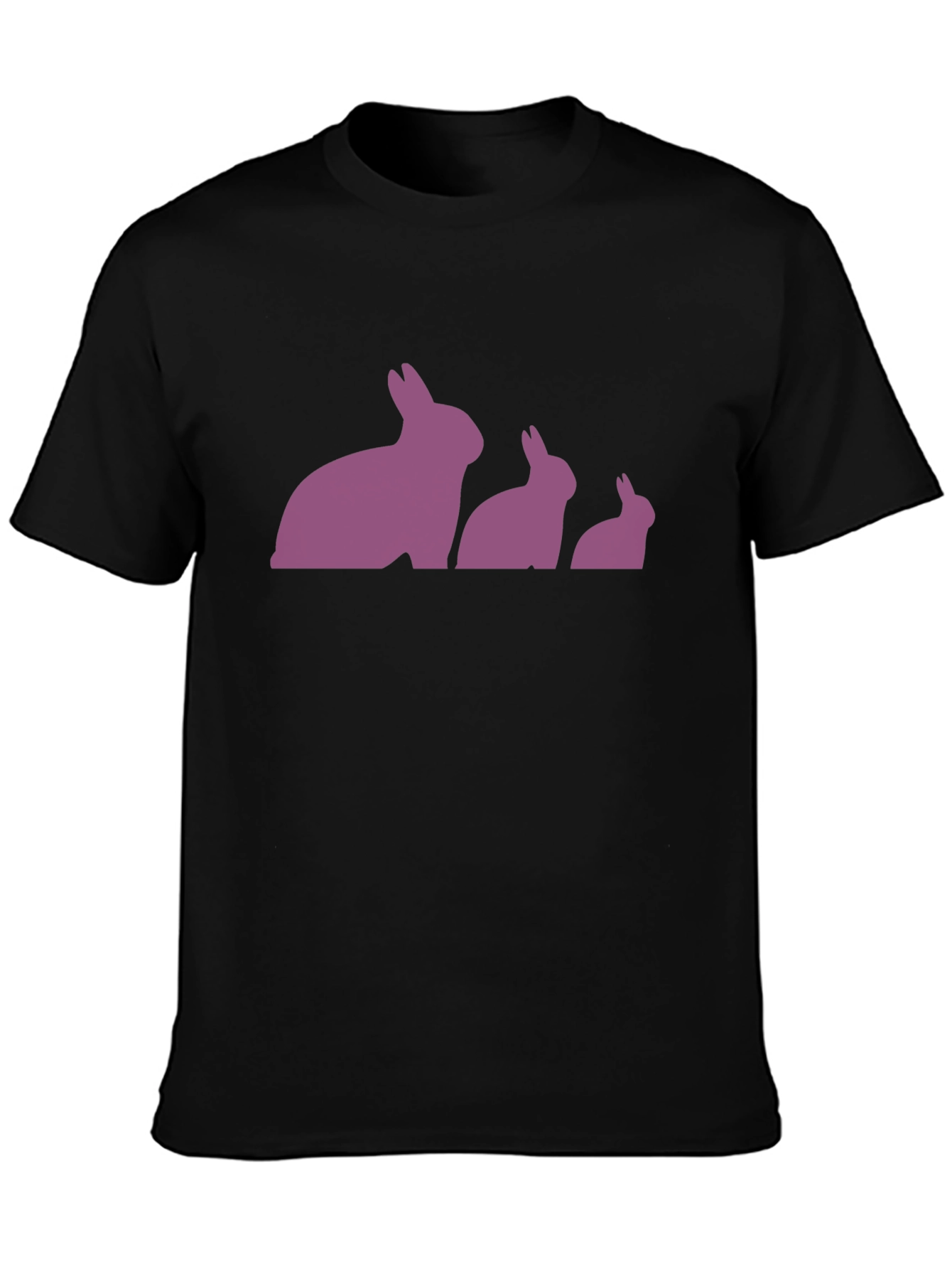 Rabbit Silhouette Graphic T-Shirt