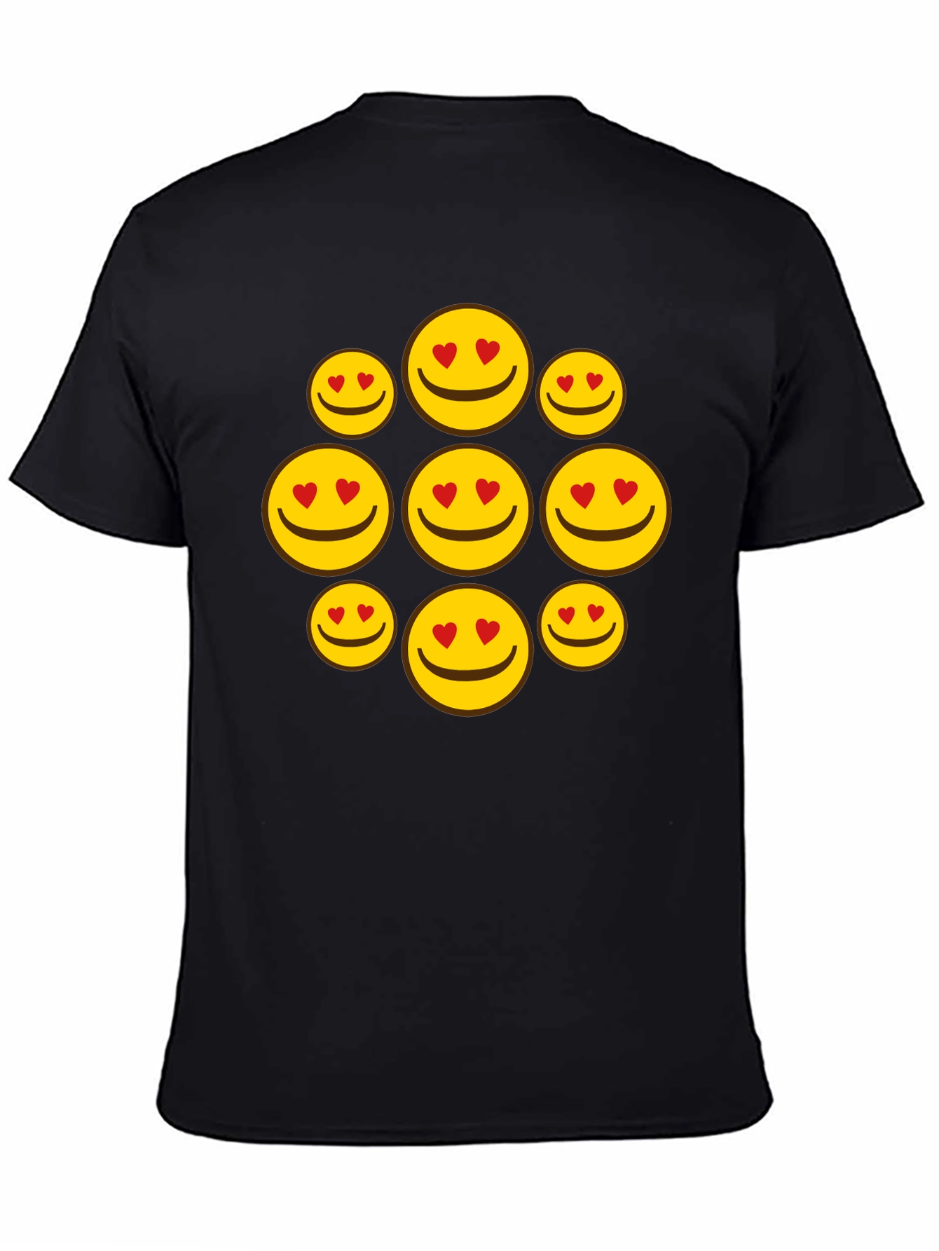 Heart Eyes Emoji T-Shirt - Fun Smiley Face Tee