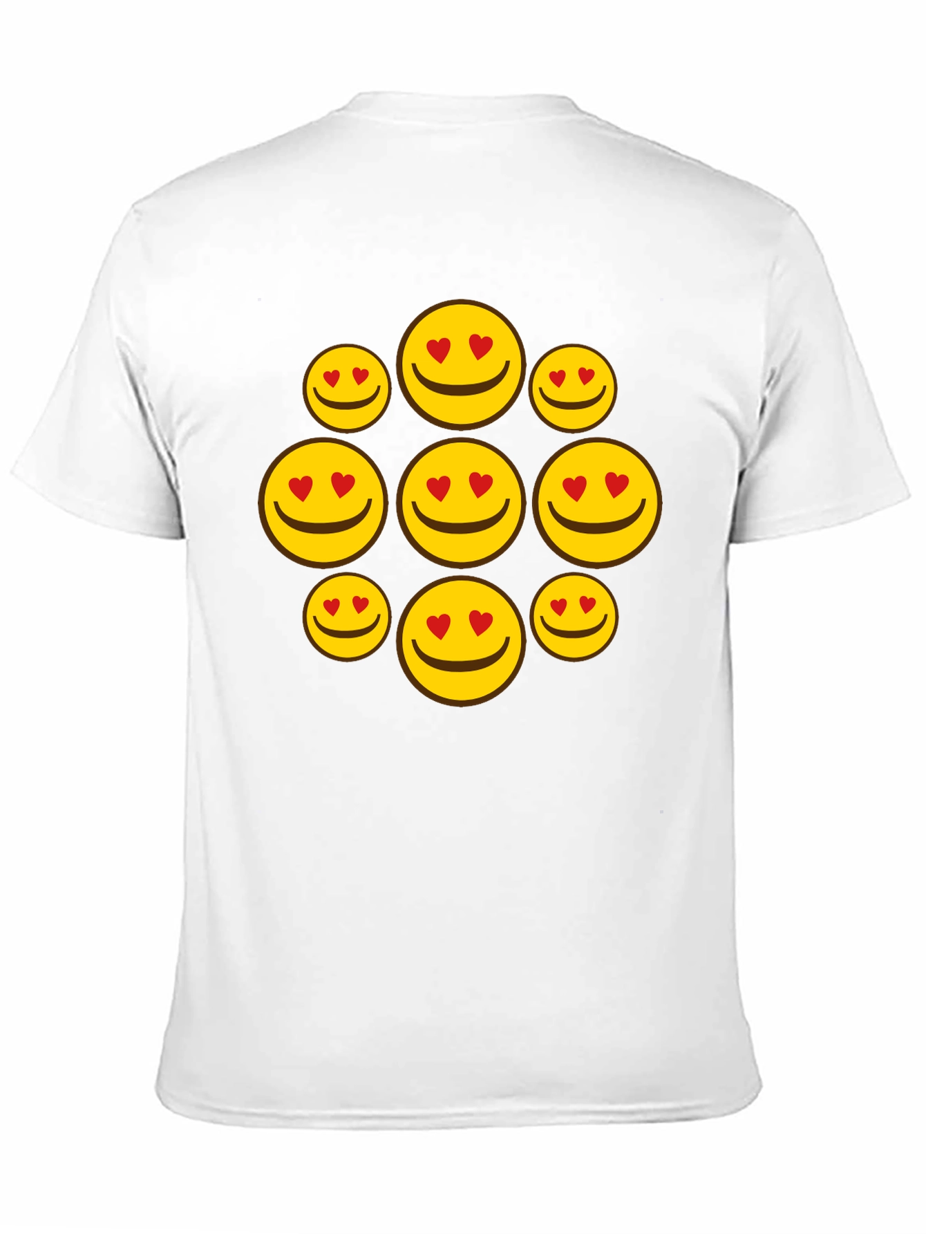 Heart Eyes Emoji T-Shirt - Fun Smiley Face Tee