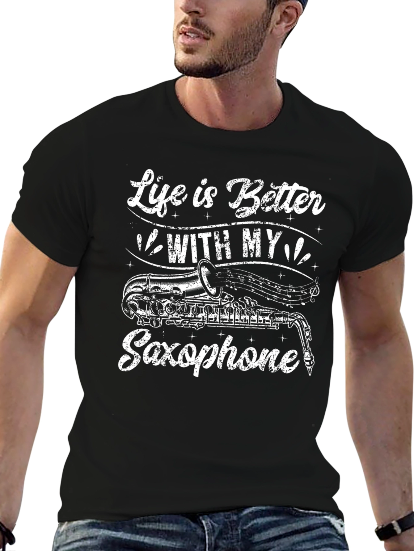 Life is Better with My Saxophone T-Shirt