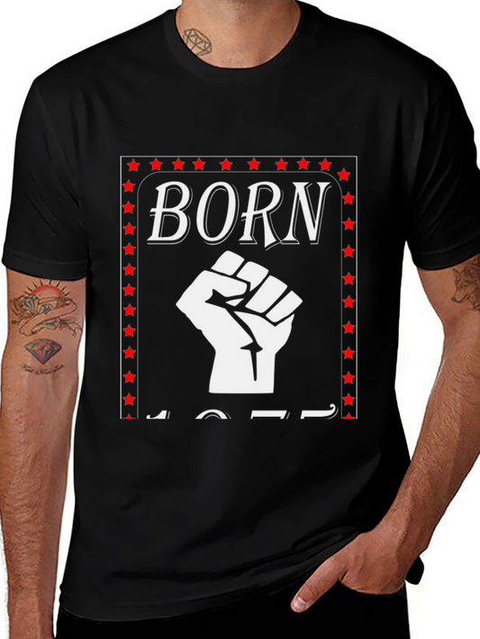 Born 1977 Fist Graphic T-Shirt
