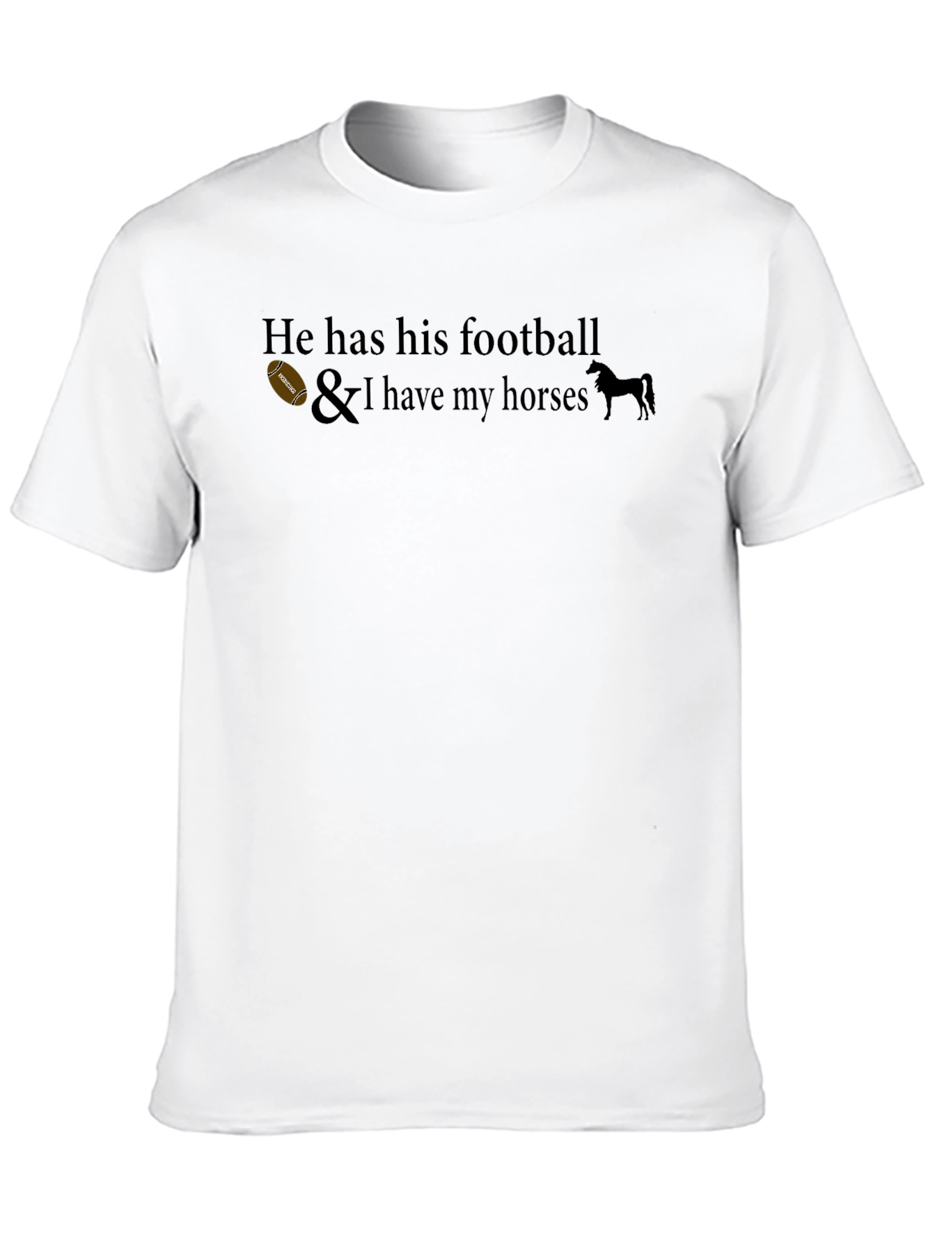 He Has His Football T-Shirt