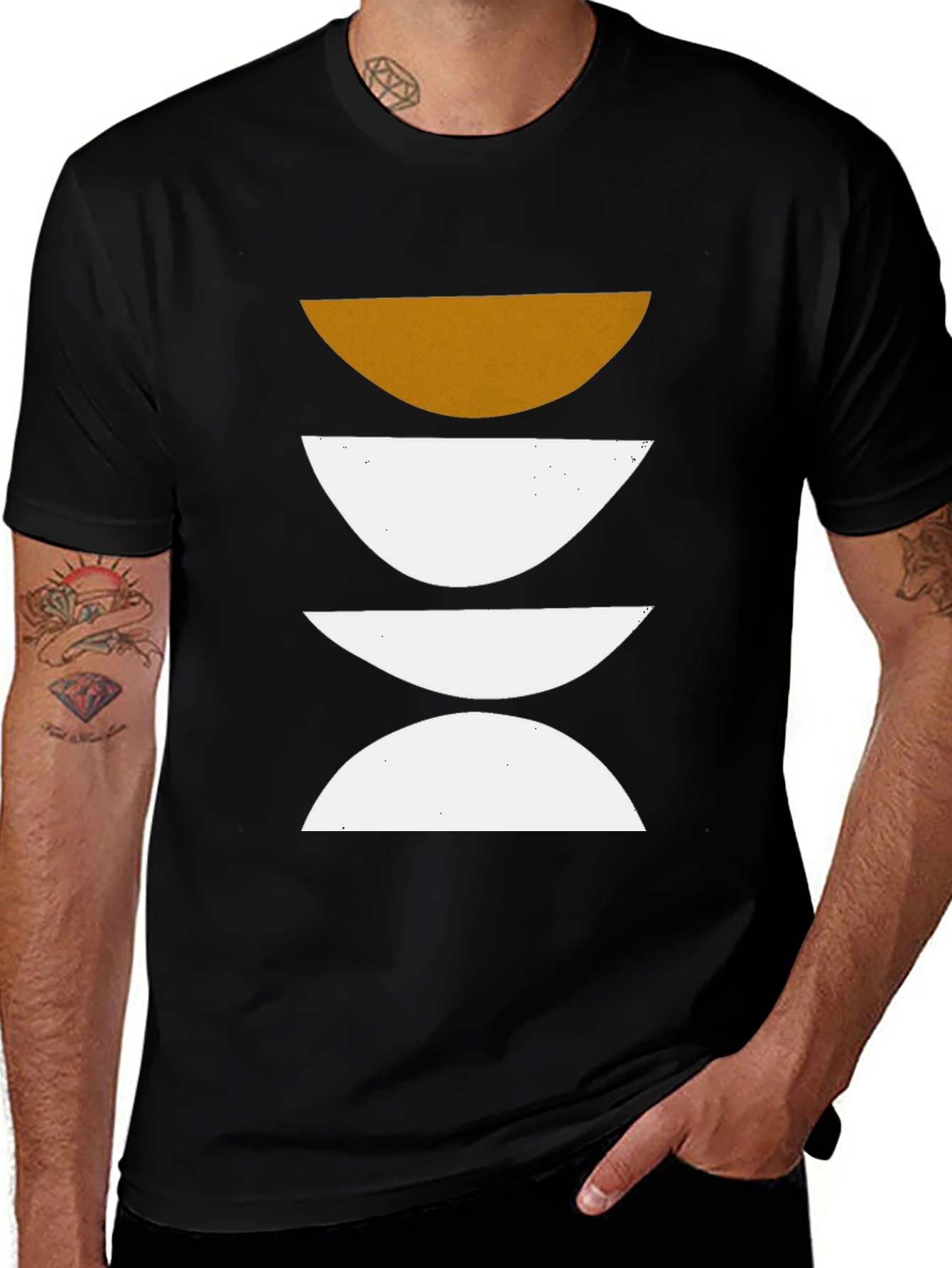Modern Geometric Tee - Abstract Design