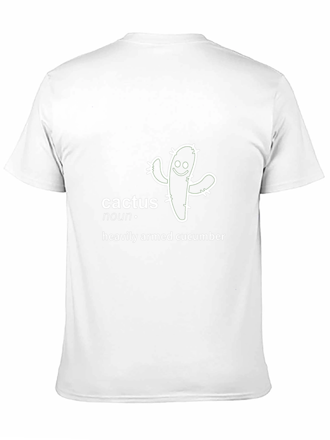 Cactus Heavily Armed Cucumber Graphic T-Shirt