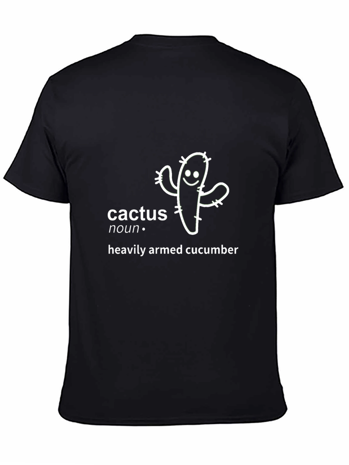 Cactus Heavily Armed Cucumber Graphic T-Shirt