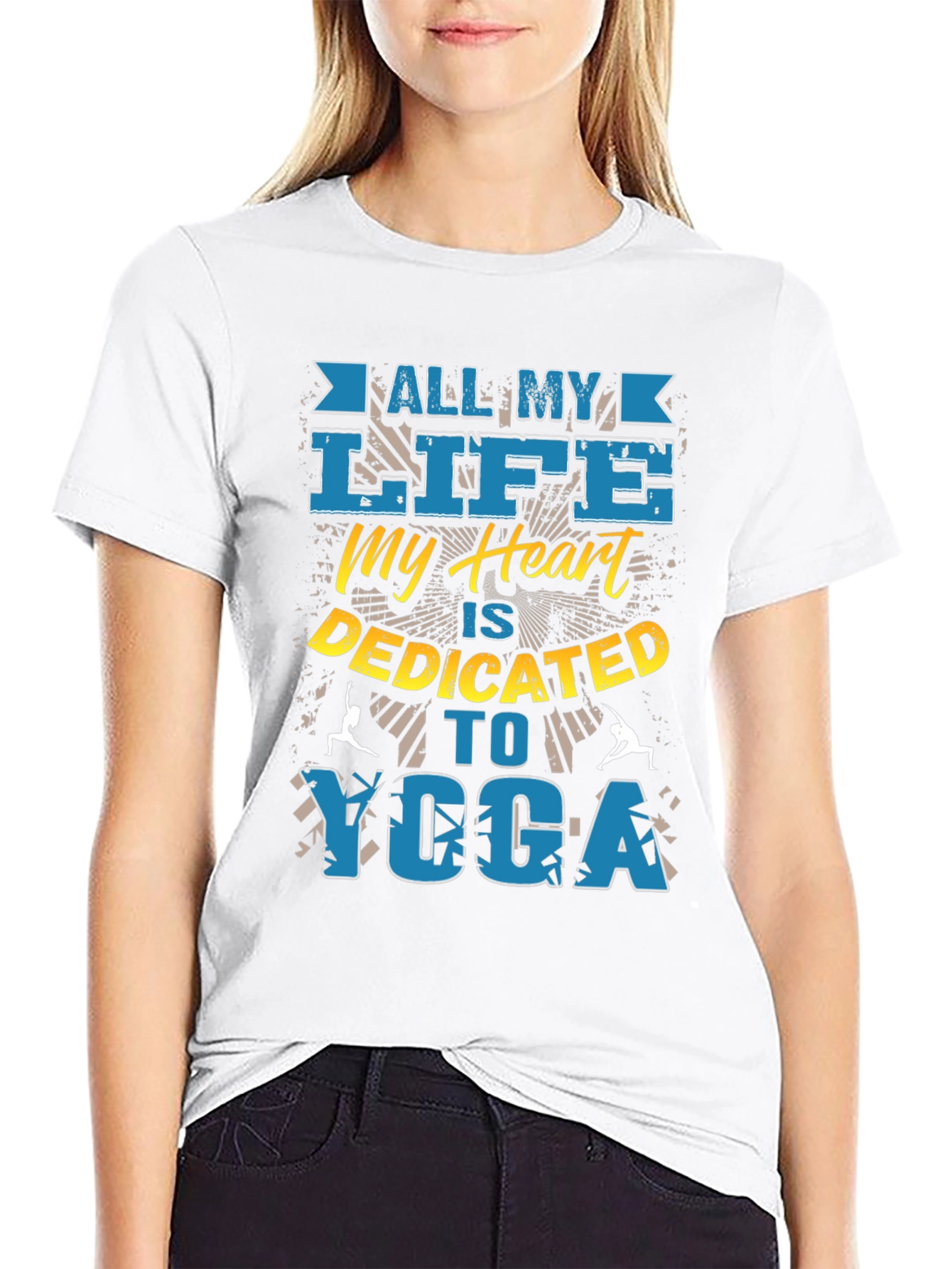Yoga Devotee T-Shirt: All My Life Dedicated