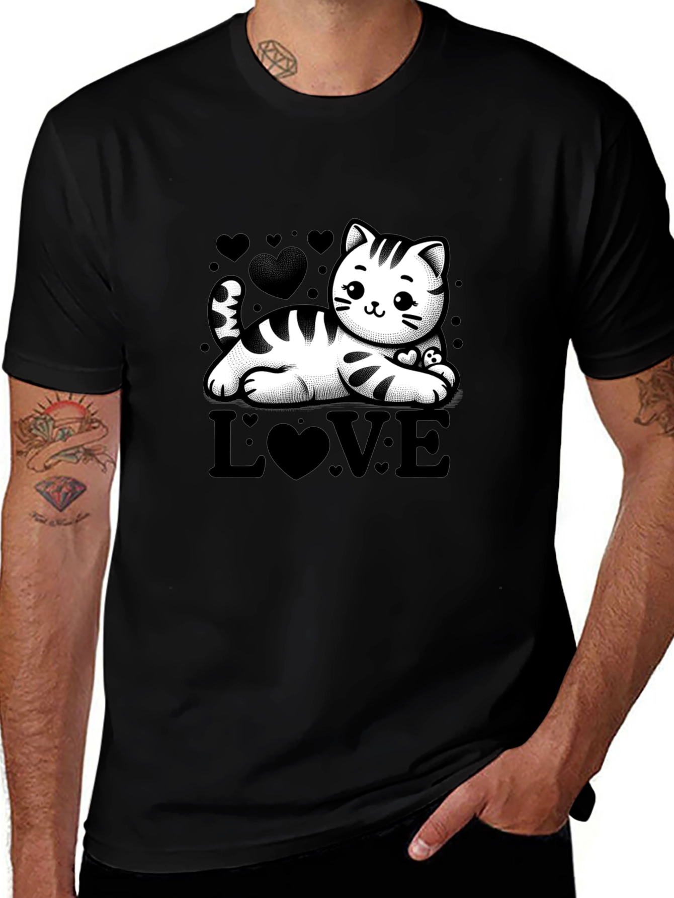Cute Cat Love T-Shirt