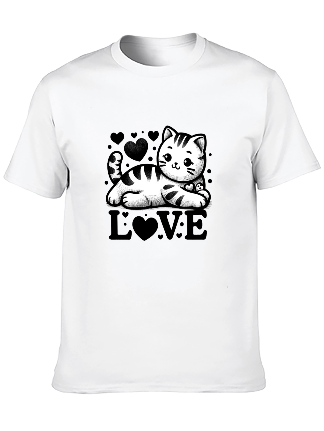 Cute Cat Love T-Shirt