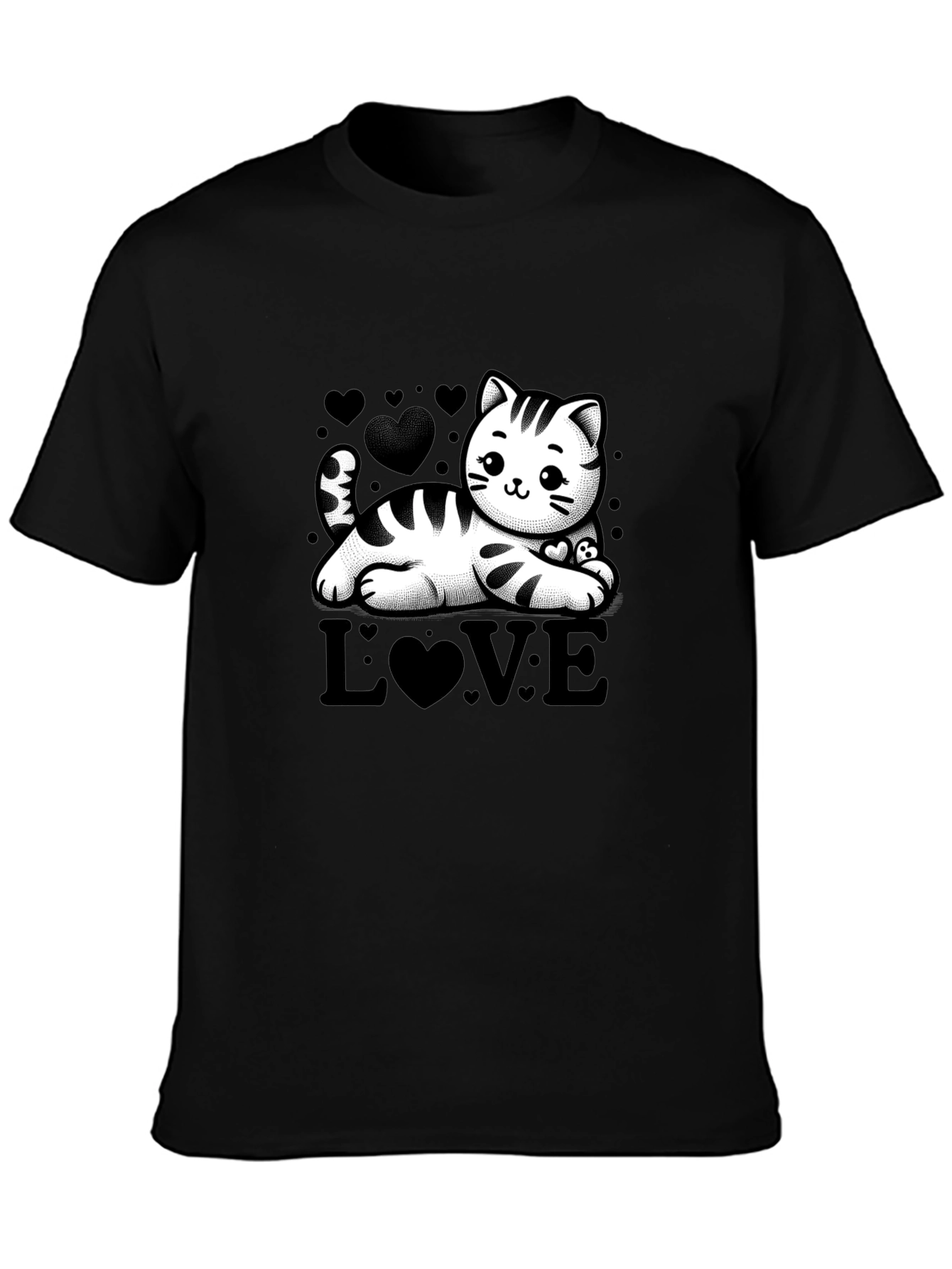 Cute Cat Love T-Shirt