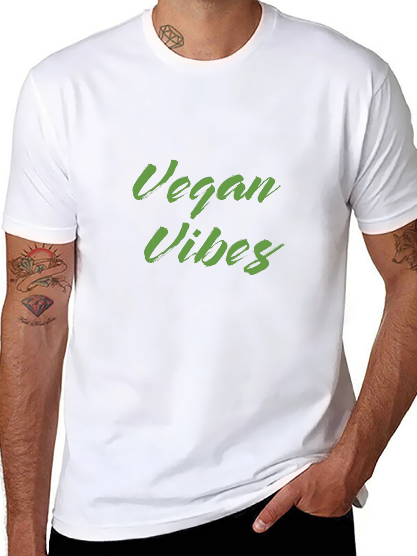 Vegan Vibes Black T-Shirt