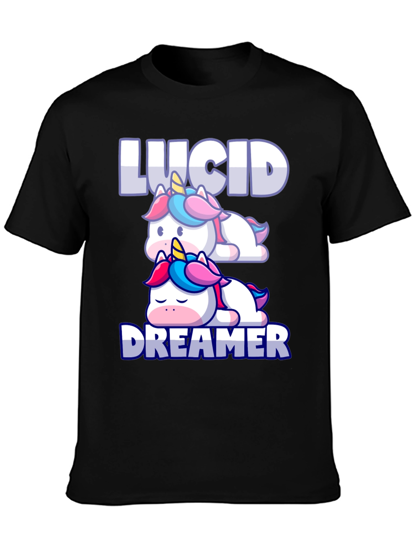 Lucid Dreamer Unicorn Graphic T-Shirt