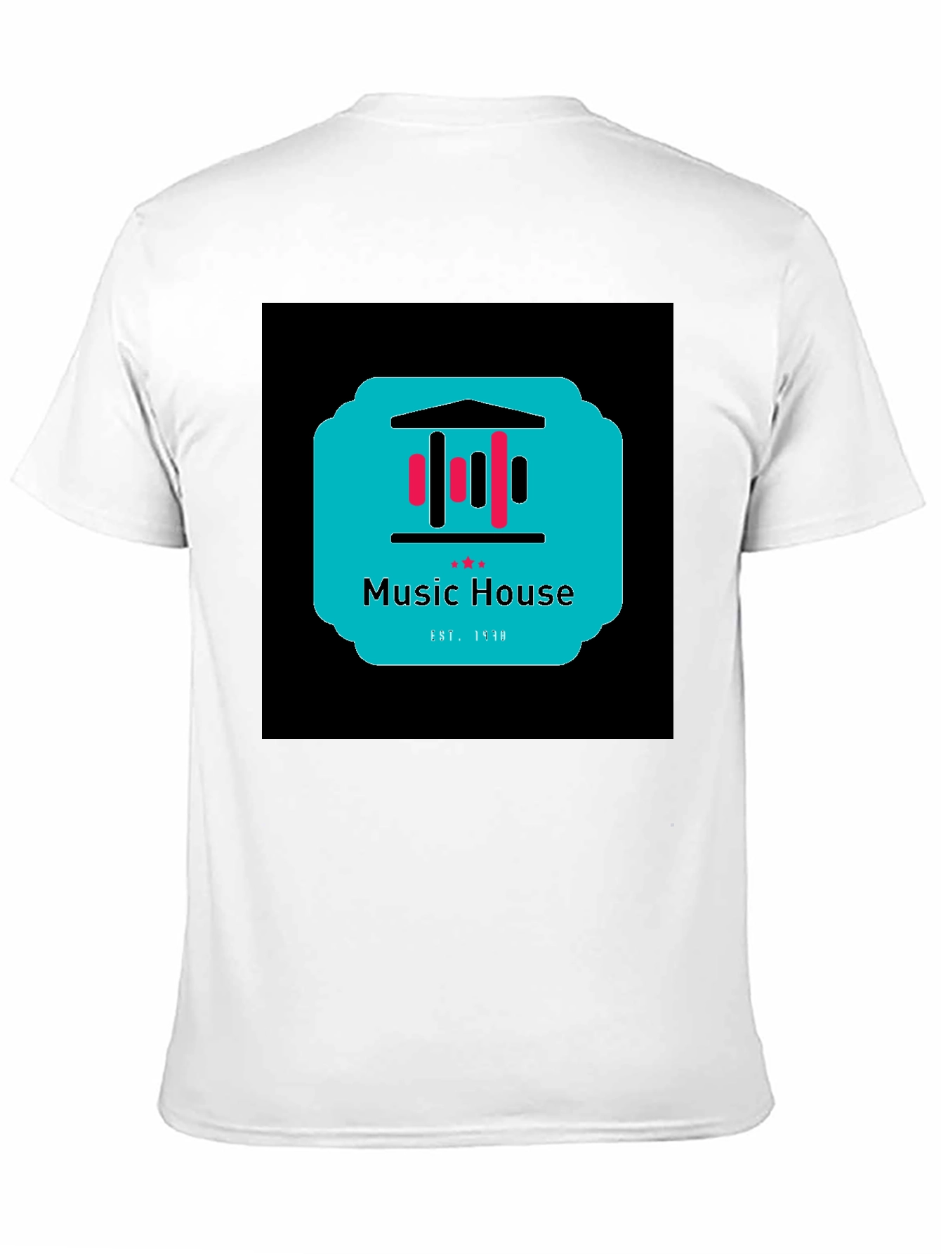 Music House Graphic Tee - Black Unisex T-Shirt