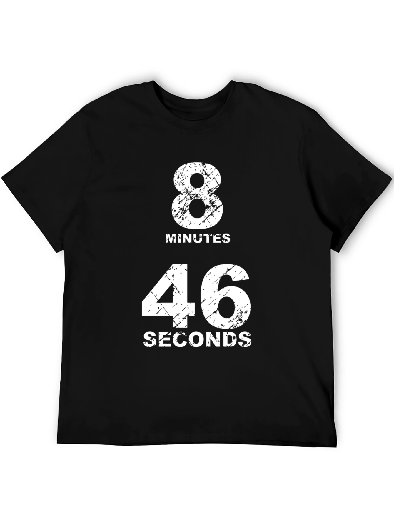 8 Minutes 46 Seconds Black T-Shirt