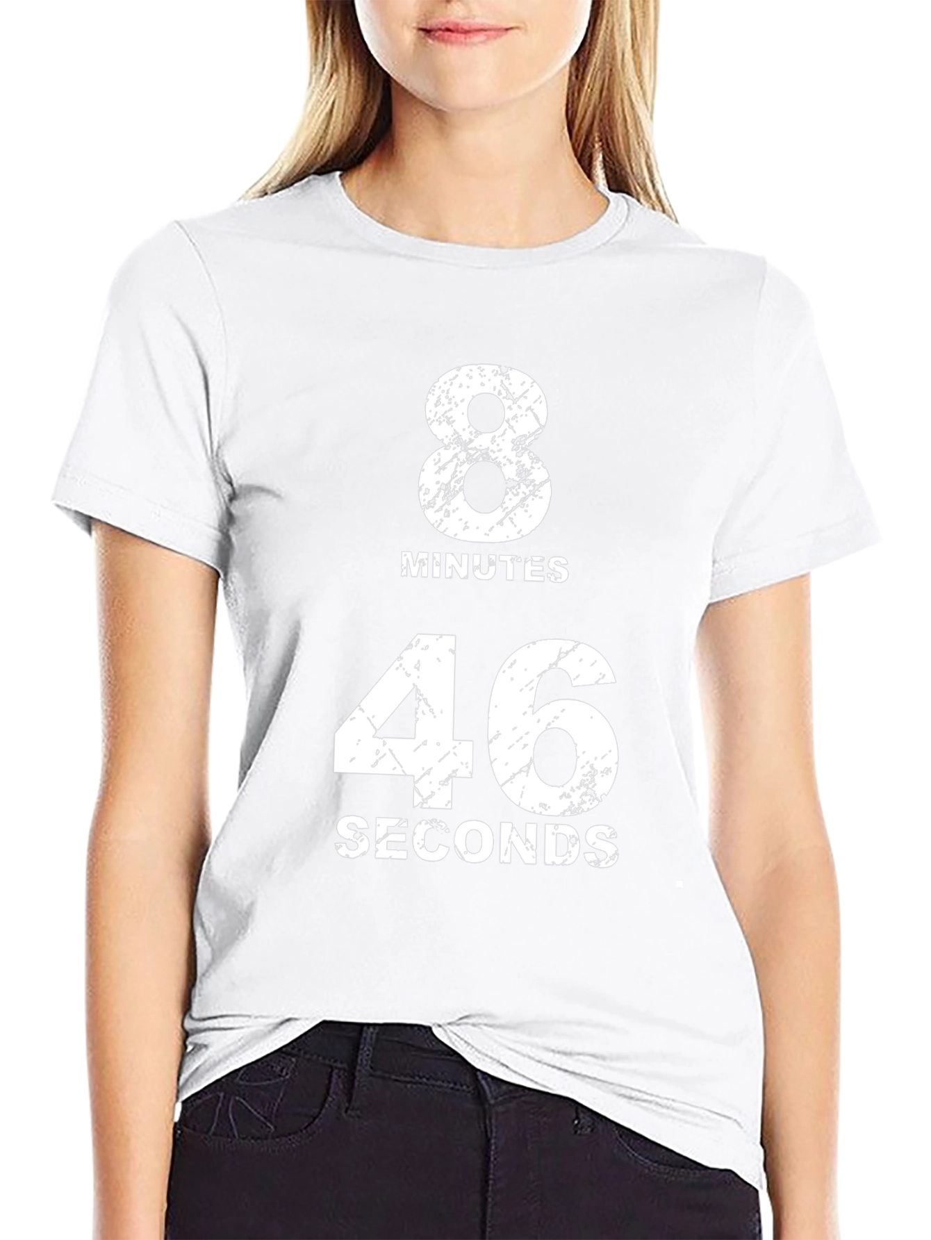 8 Minutes 46 Seconds Black T-Shirt