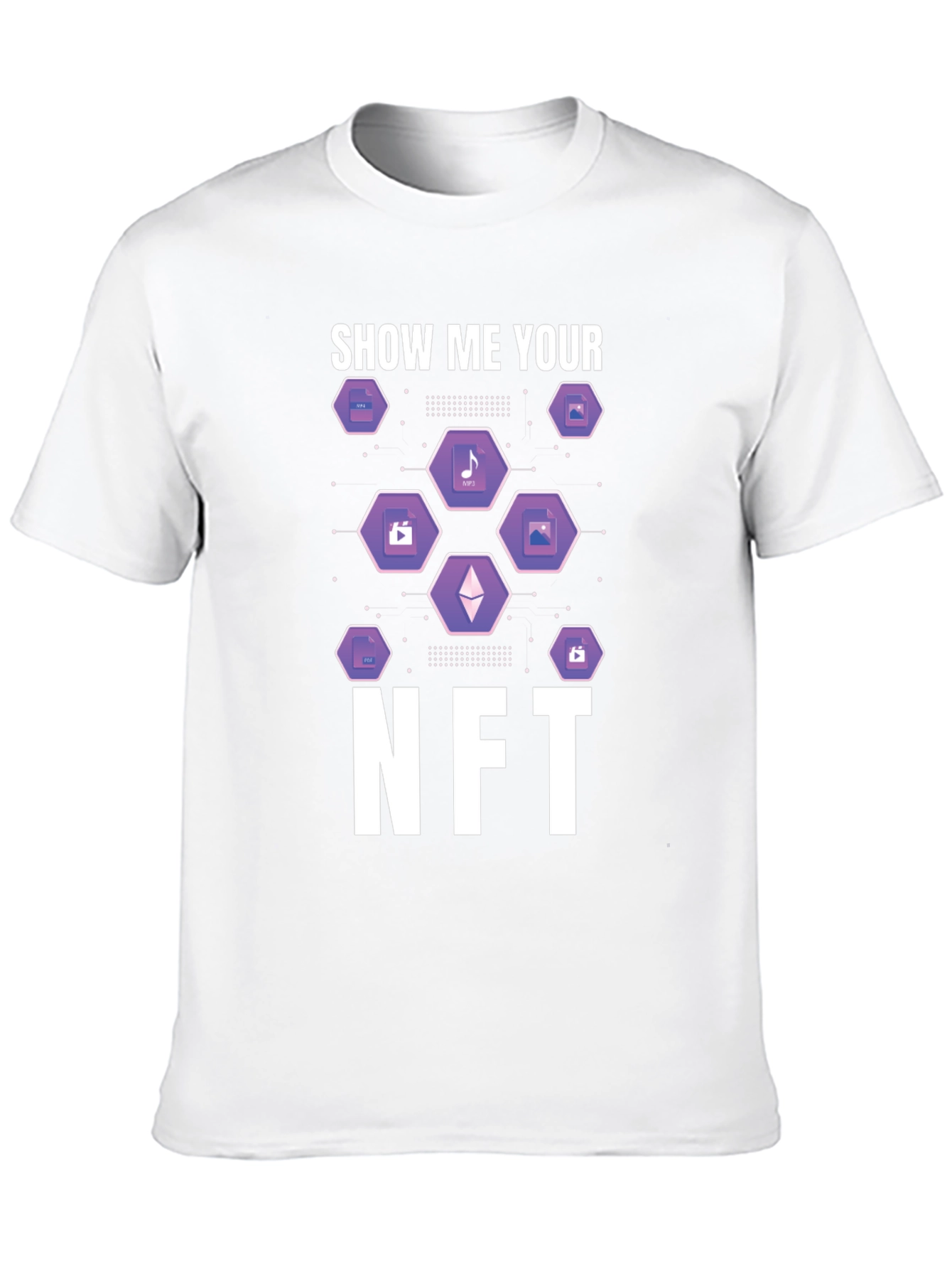 Show Me Your NFT Black T-Shirt