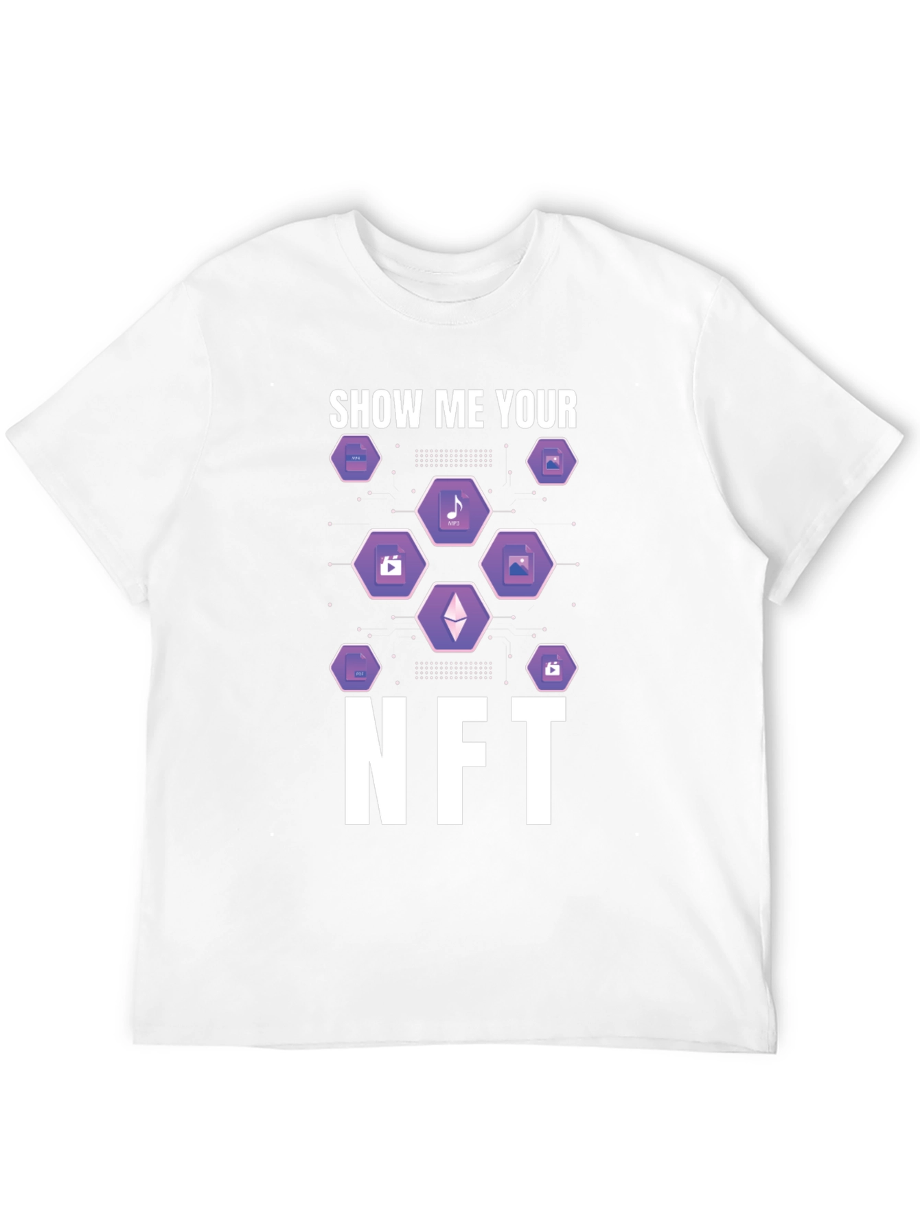 Show Me Your NFT Black T-Shirt