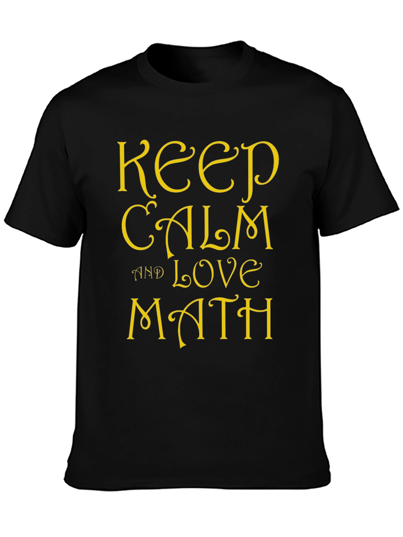 Keep Calm Love Math Graphic Tee
