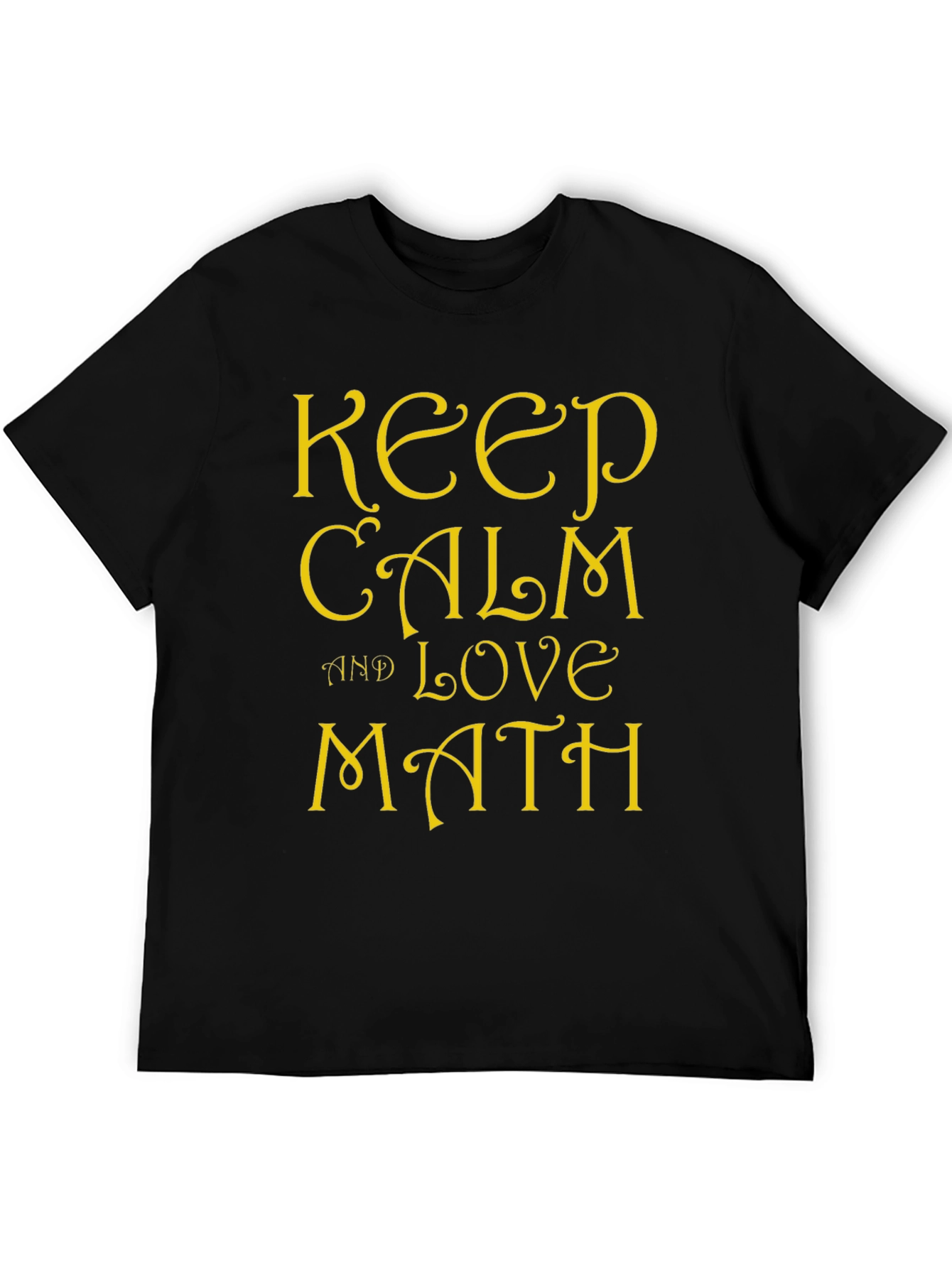 Keep Calm Love Math Graphic Tee