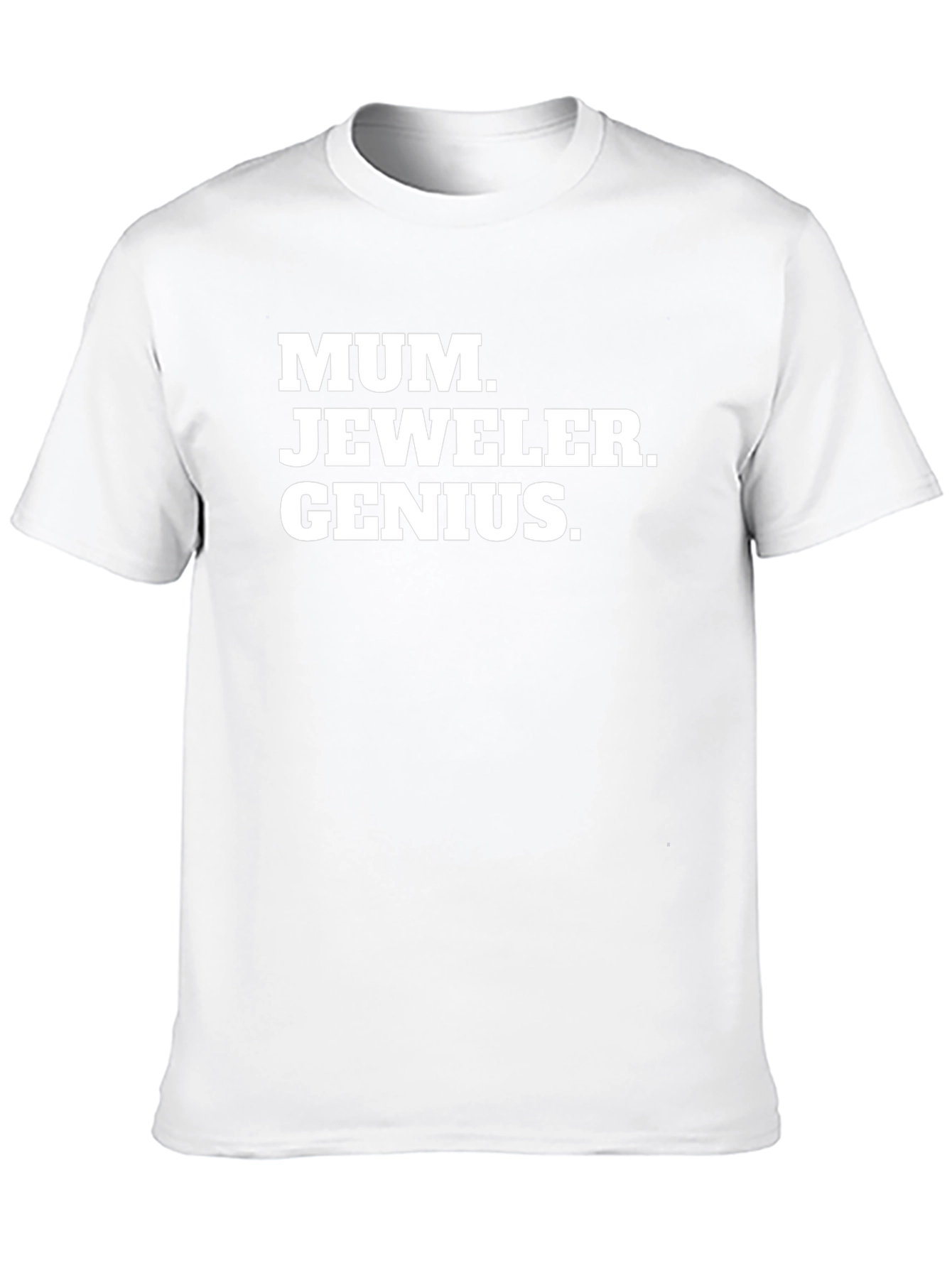 Mum Jeweler Genius Black T-Shirt