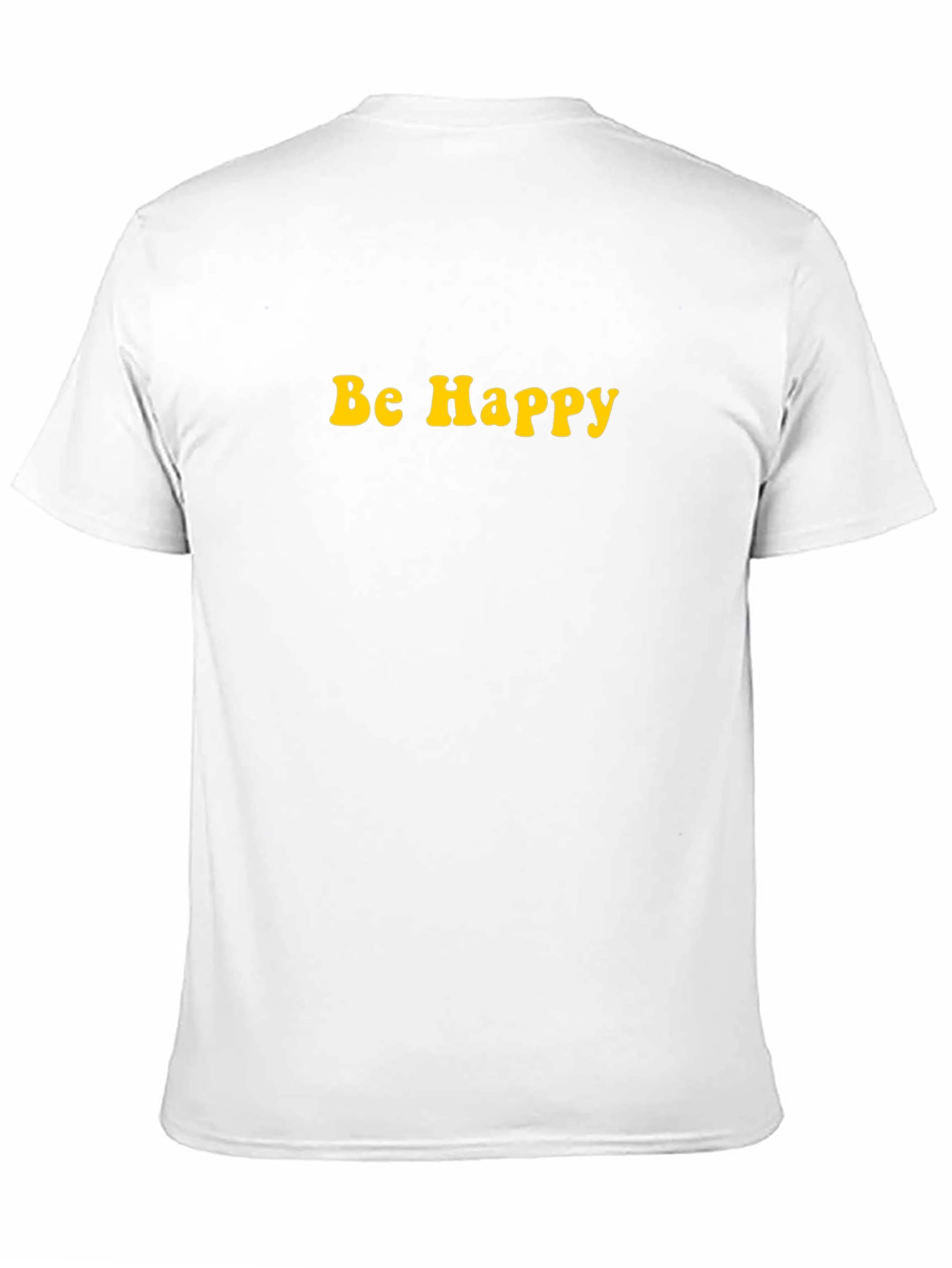 Be Happy Graphic Tee - Black