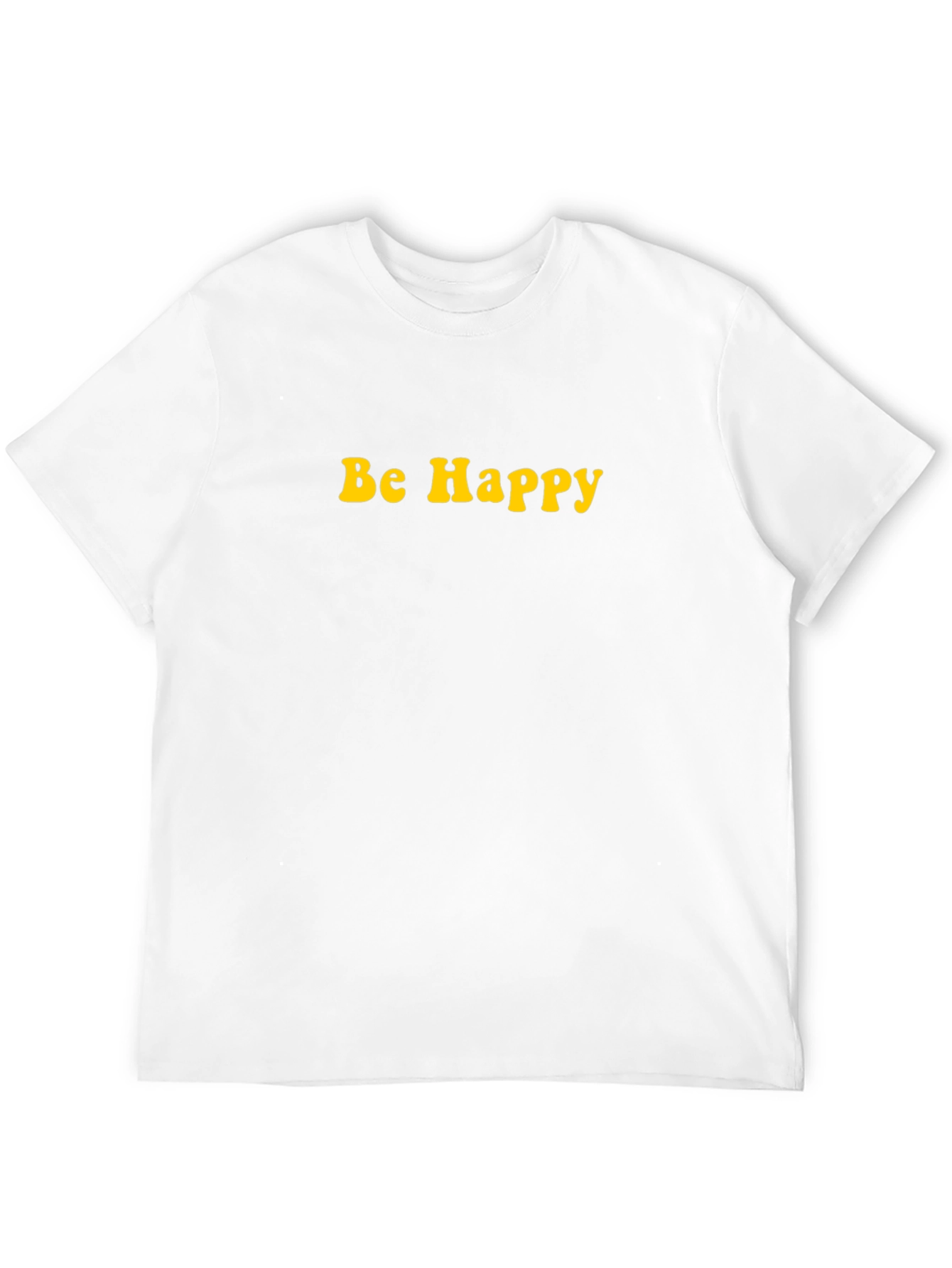 Be Happy Graphic Tee - Black