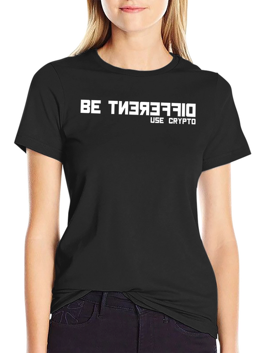 Be Different Crypto T-Shirt - Black
