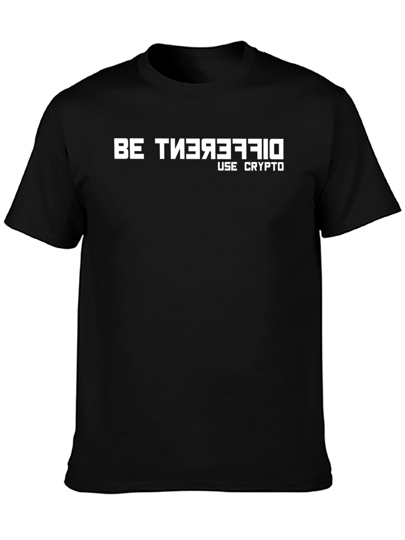 Be Different Crypto T-Shirt - Black