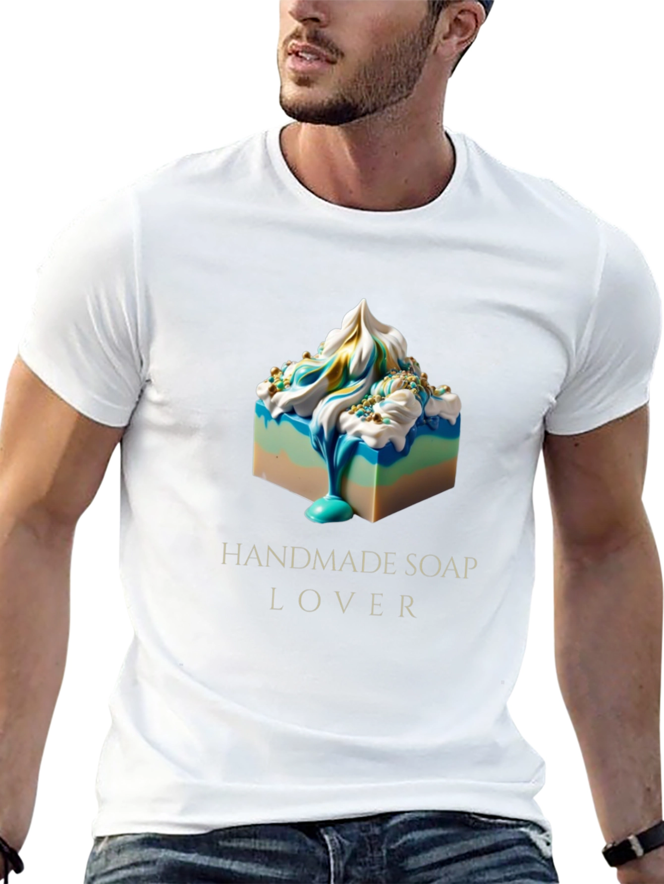 Handmade Soap Lover T-Shirt - Artisan Design